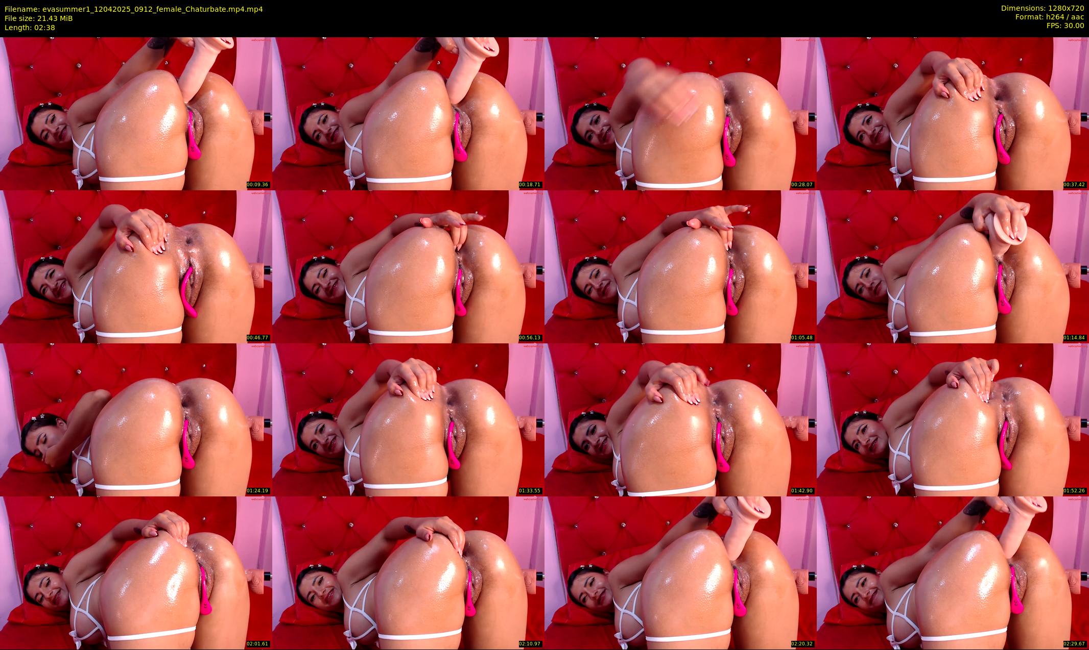 evasummer1 — 3 minute Chaturbate female cam show recording, 720p, Apr 12, 2025