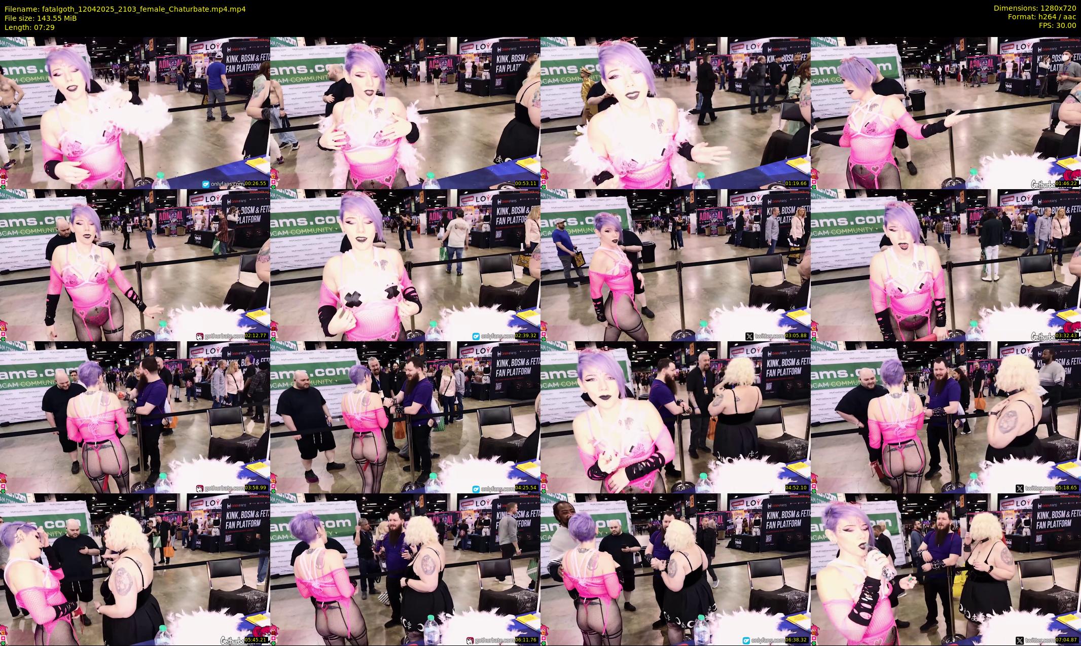 fatalgoth — 8 minute Chaturbate couple cam show recording, 720p, Apr 12, 2025