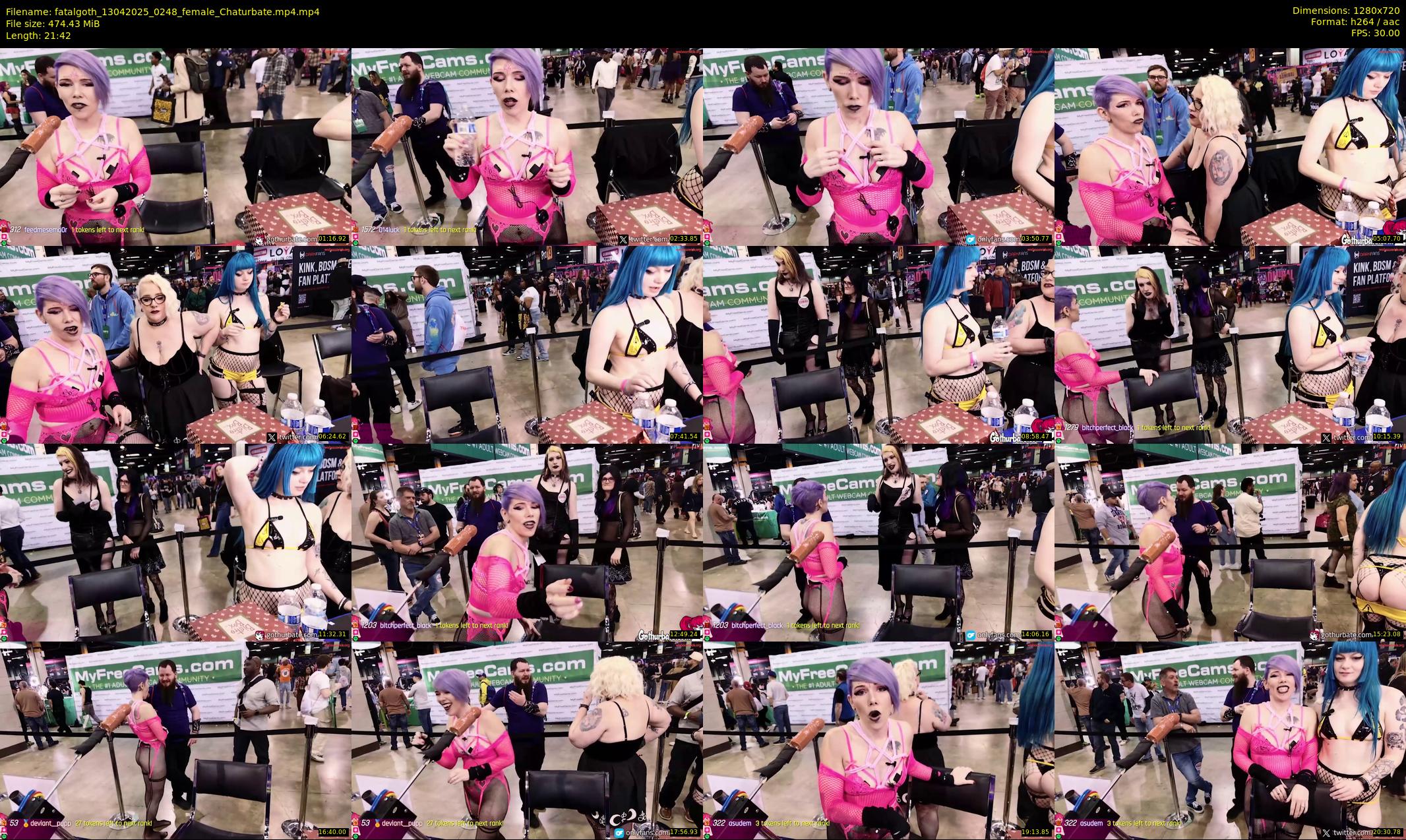 fatalgoth — 22 minute Chaturbate couple cam show recording, 720p, Apr 13, 2025