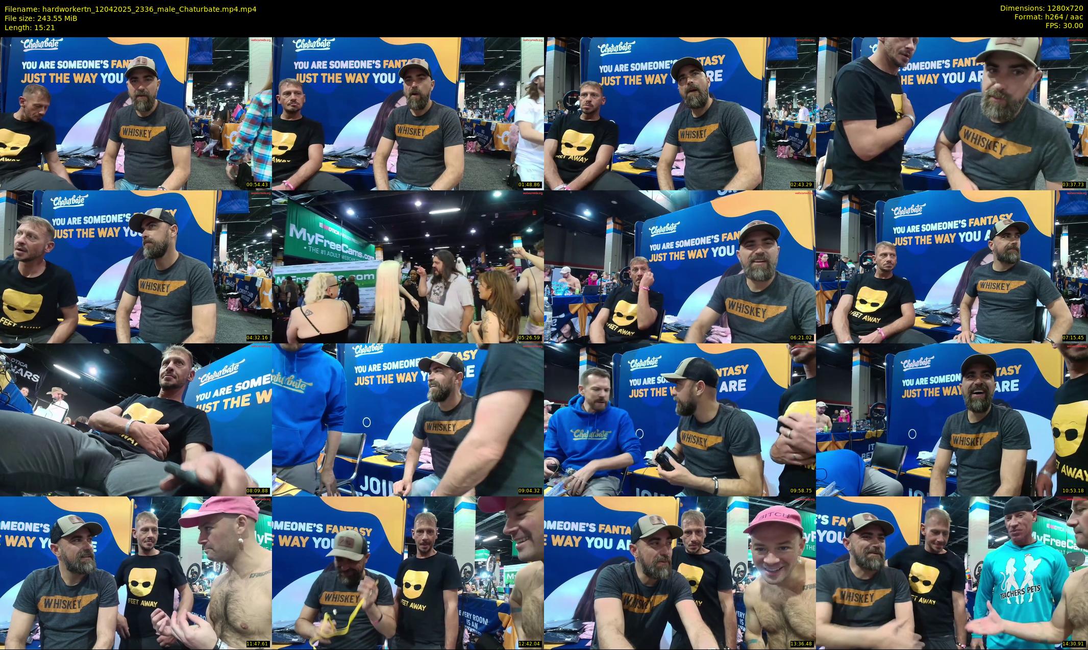hardworkertn — 16 minute Chaturbate male cam show recording, 720p, Apr 12, 2025