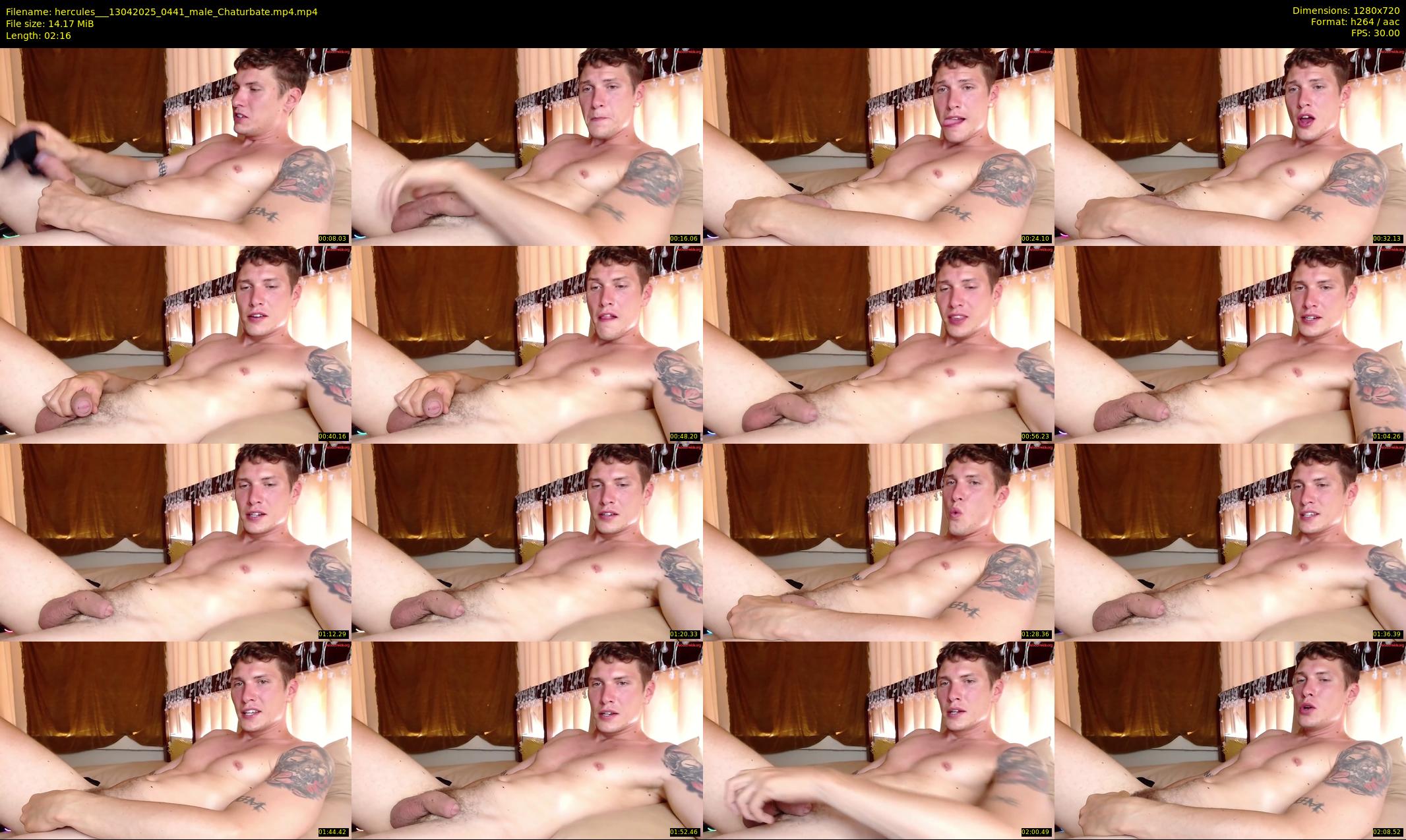 hercules__ — 3 minute Chaturbate male cam show recording, 720p, Apr 13, 2025