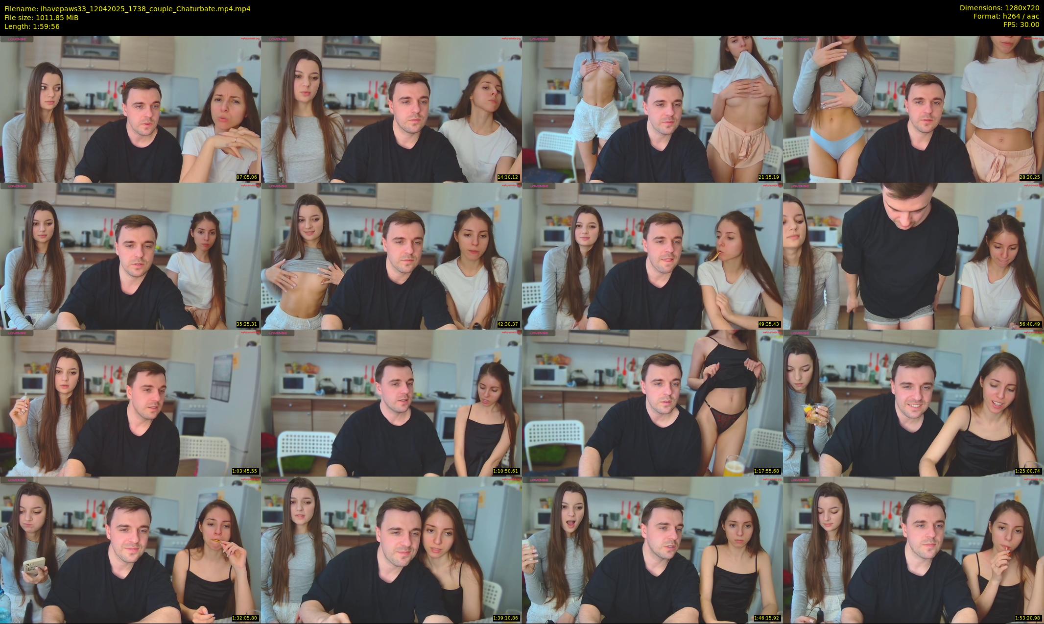 ihavepaws33 — 120 minute Chaturbate couple cam show recording, 720p, Apr 12, 2025