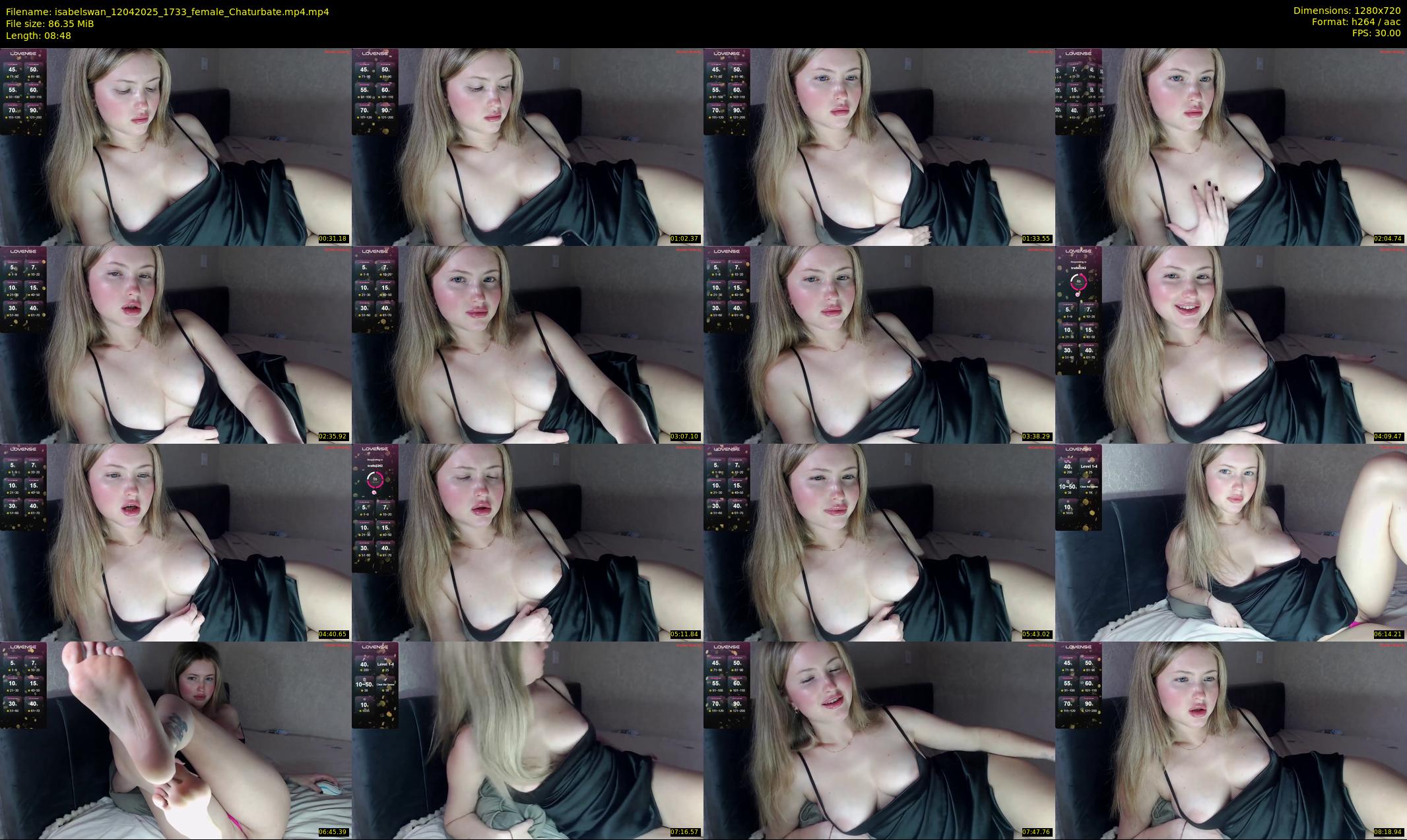isabelswan — 9 minute Chaturbate female cam show recording, 720p, Apr 12, 2025