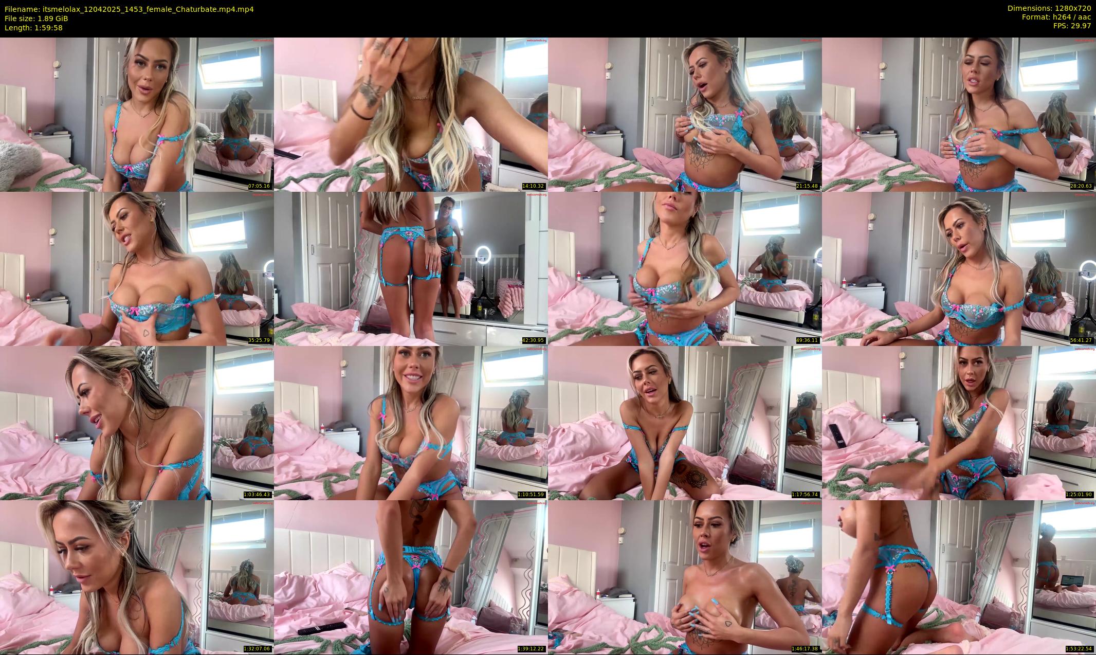 itsmelolax — 120 minute Chaturbate female cam show recording, 720p, Apr 12, 2025
