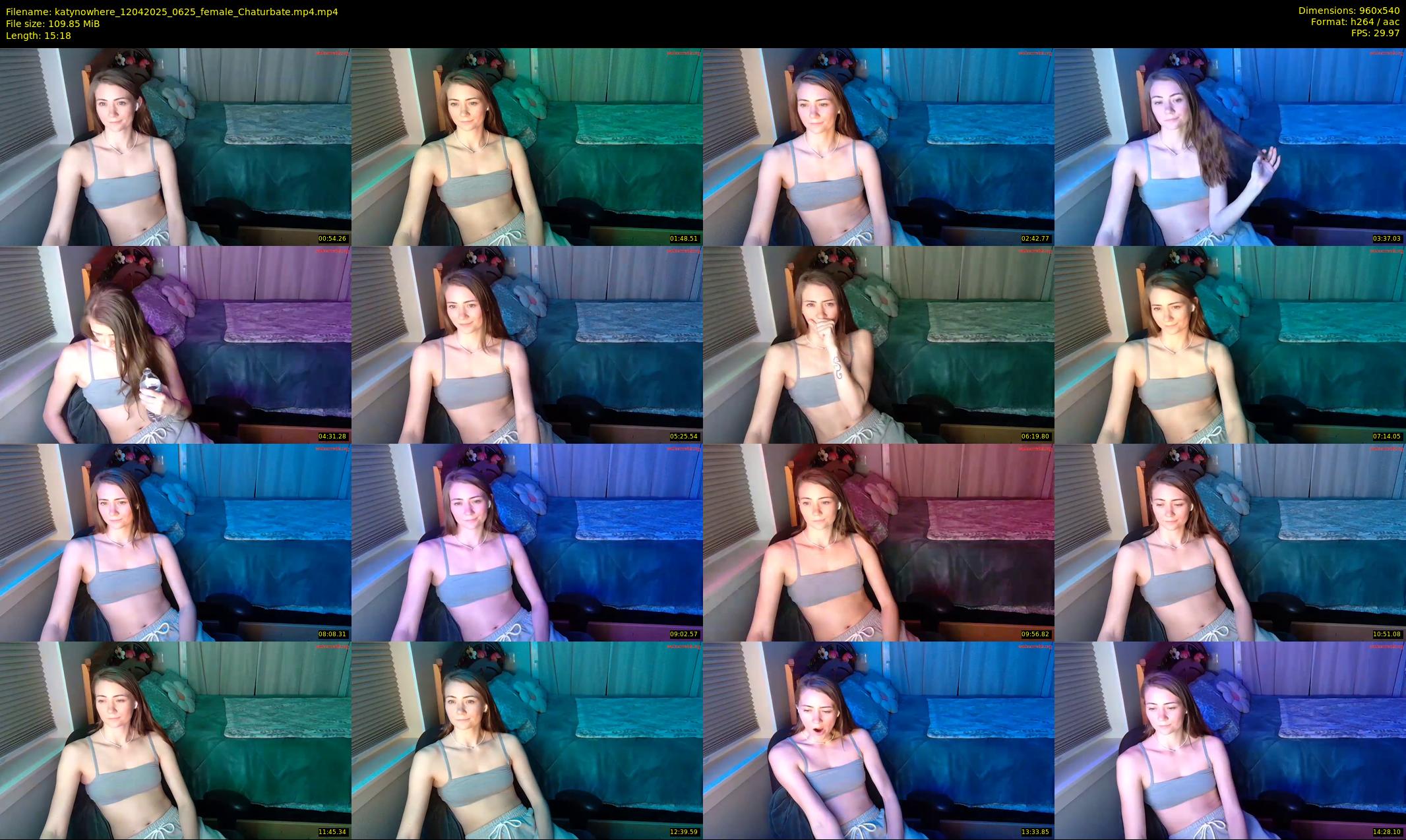 katynowhere — 16 minute Chaturbate female cam show recording, 480p, Apr 12, 2025