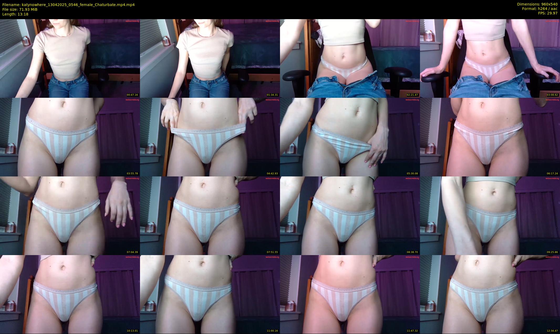 katynowhere — 14 minute Chaturbate female cam show recording, 480p, Apr 13, 2025