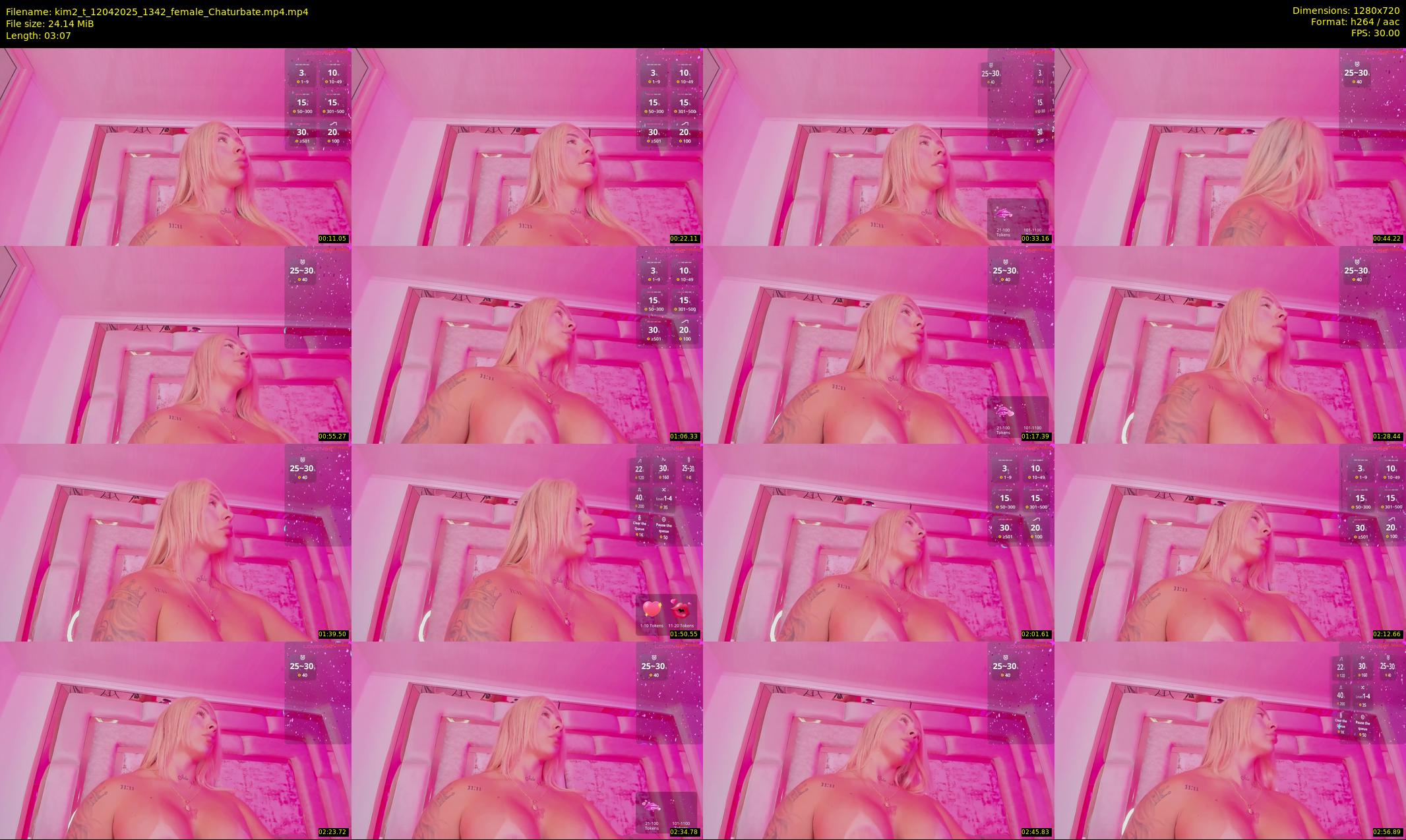kim2_t — 4 minute Chaturbate female cam show recording, 720p, Apr 12, 2025