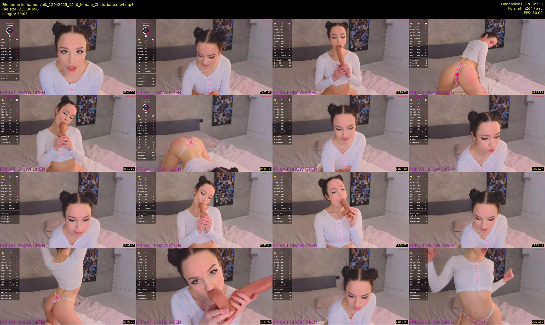 kumamonchik — 31 minute Chaturbate couple cam show recording, 720p, Apr 12, 2025