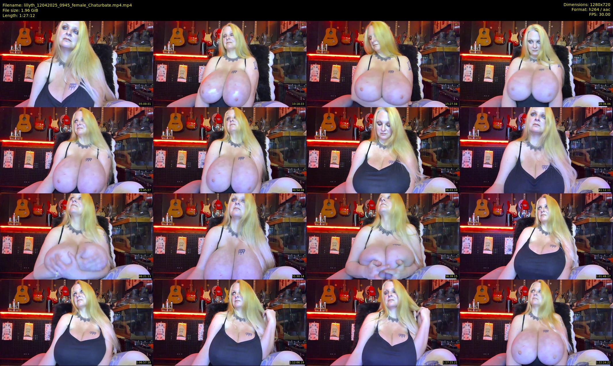 lillyth — 88 minute Chaturbate female cam show recording, 720p, Apr 12, 2025