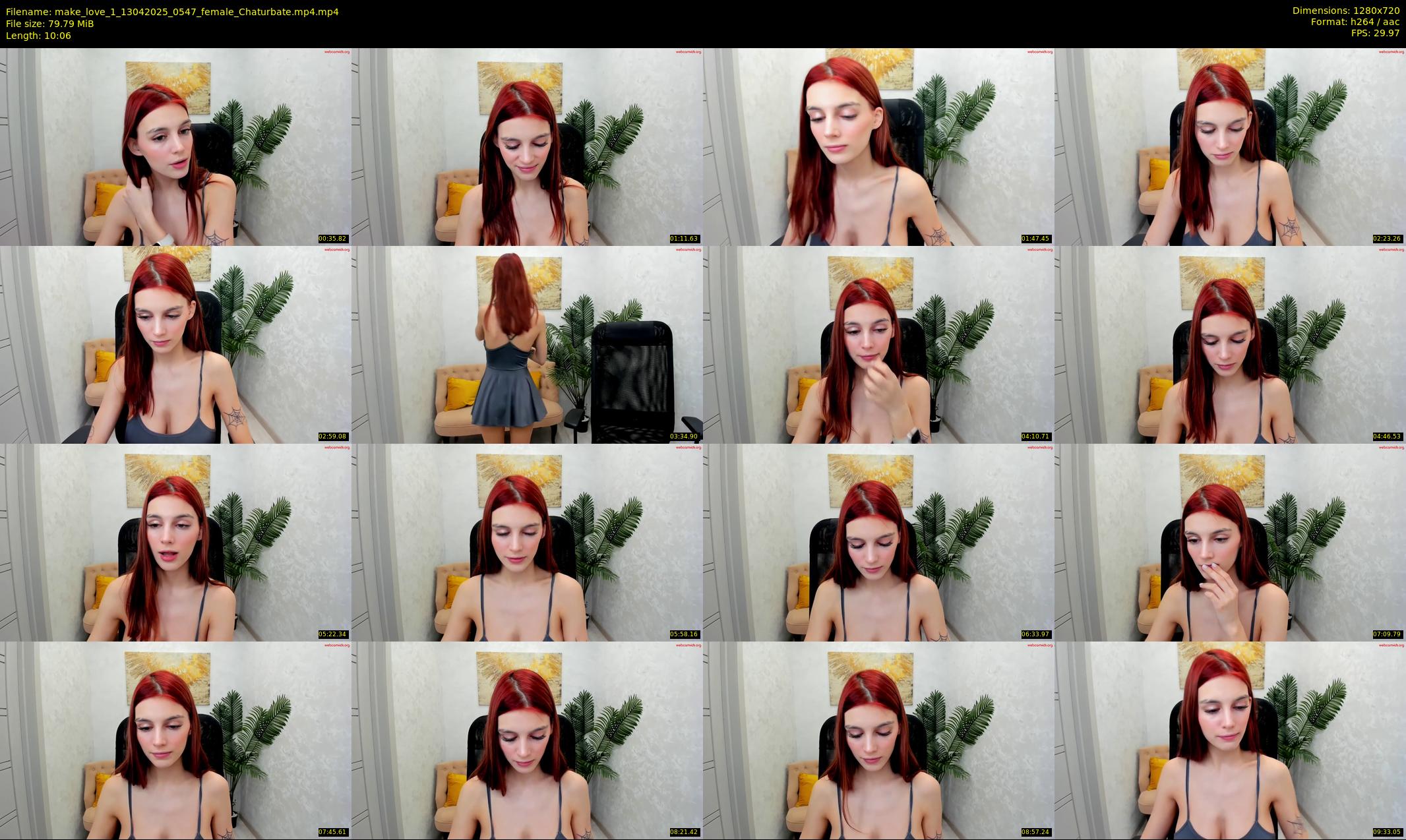 make_love_1 — 11 minute Chaturbate female cam show recording, 720p, Apr 13, 2025