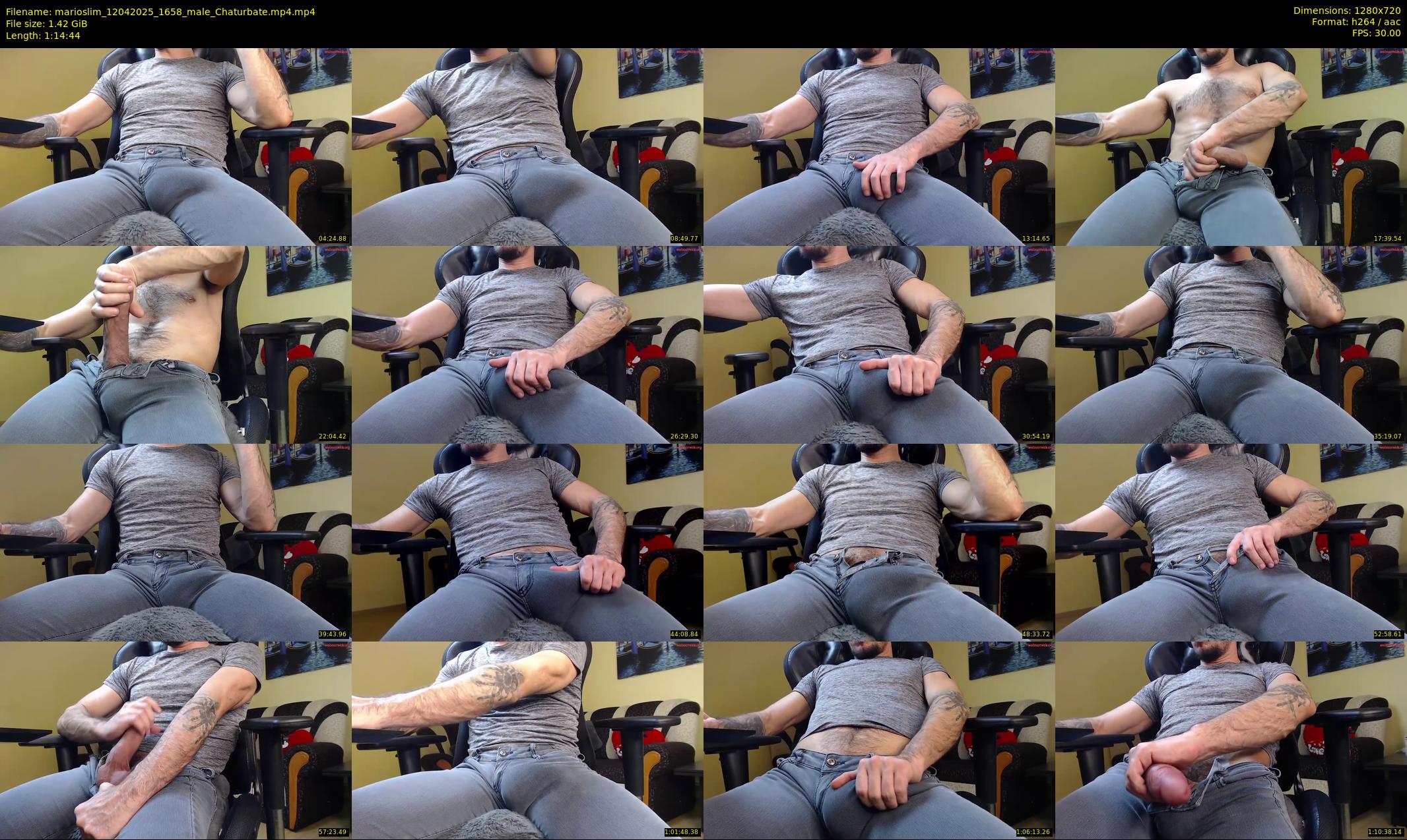 marioslim — 75 minute Chaturbate male cam show recording, 720p, Apr 12, 2025