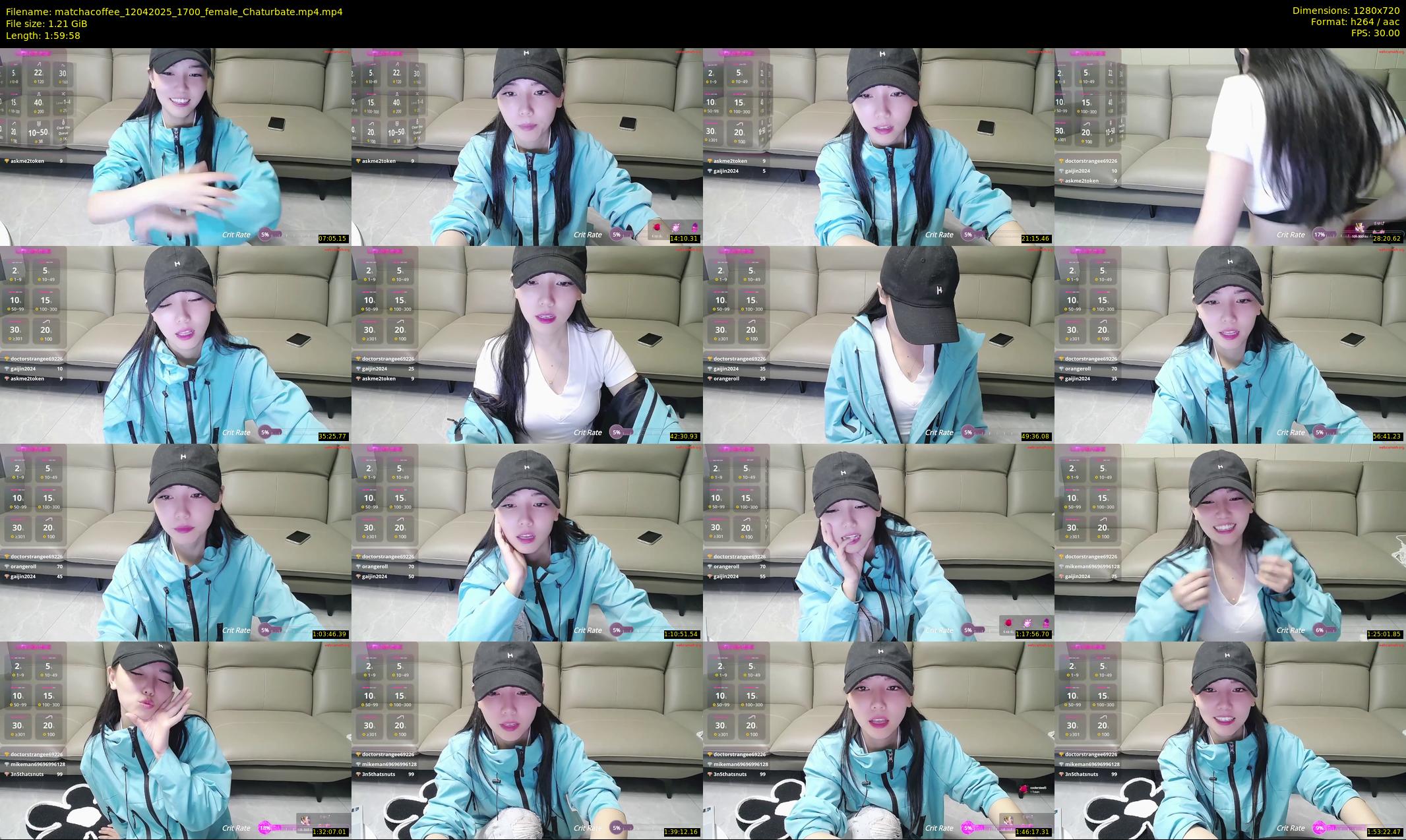 matchacoffee — 120 minute Chaturbate female cam show recording, 720p, Apr 12, 2025