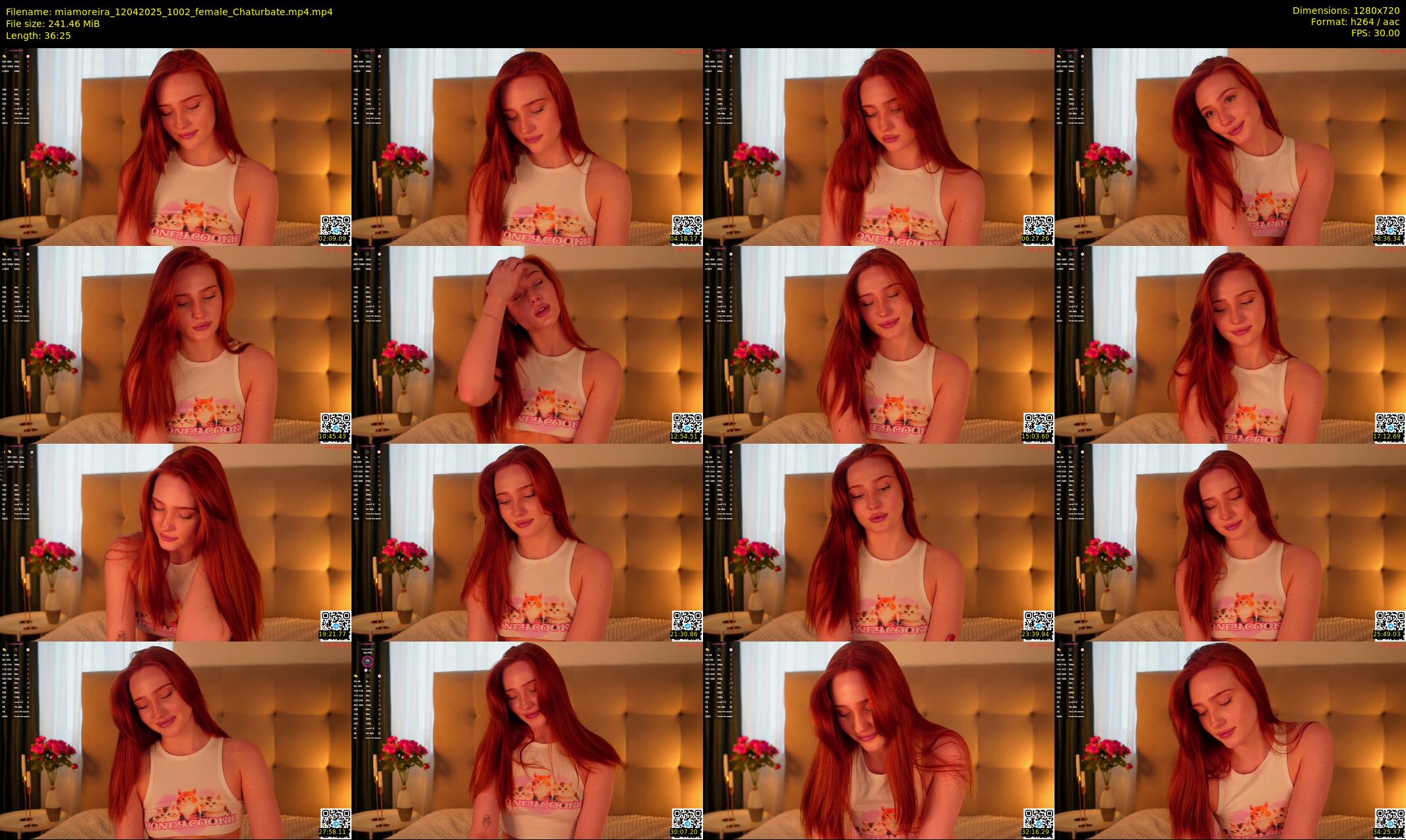 miamoreira — 37 minute Chaturbate female cam show recording, 720p, Apr 12, 2025
