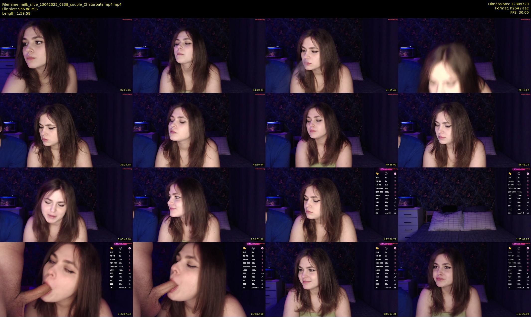 milk_slice — 120 minute Chaturbate couple cam show recording, 720p, Apr 13, 2025
