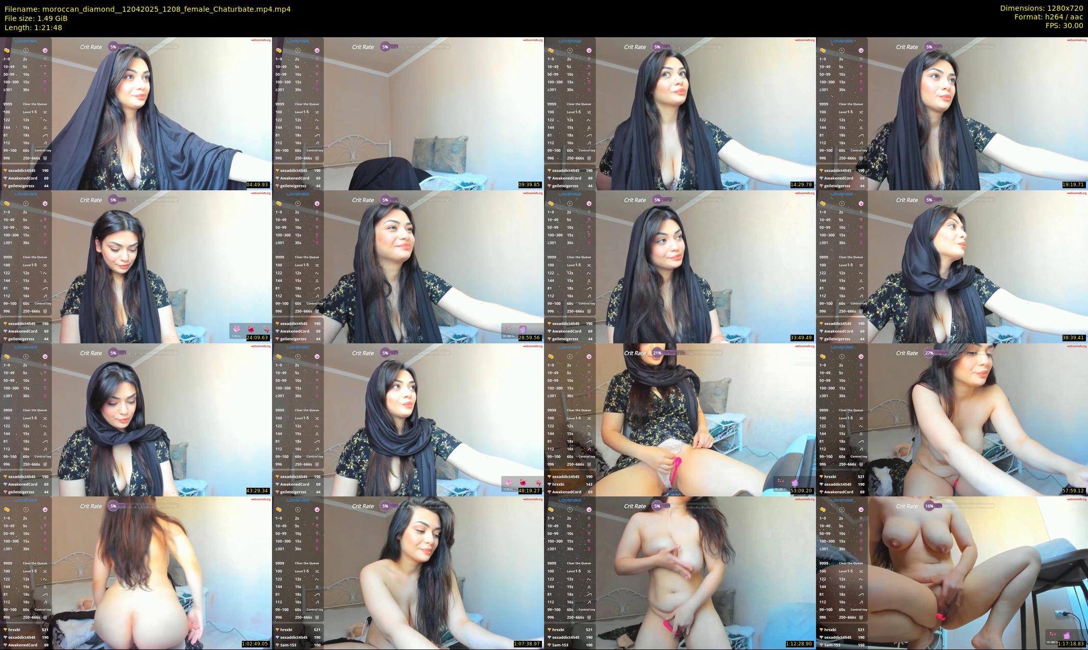 moroccan_diamond_ — 82 minute Chaturbate female cam show recording, 720p, Apr 12, 2025