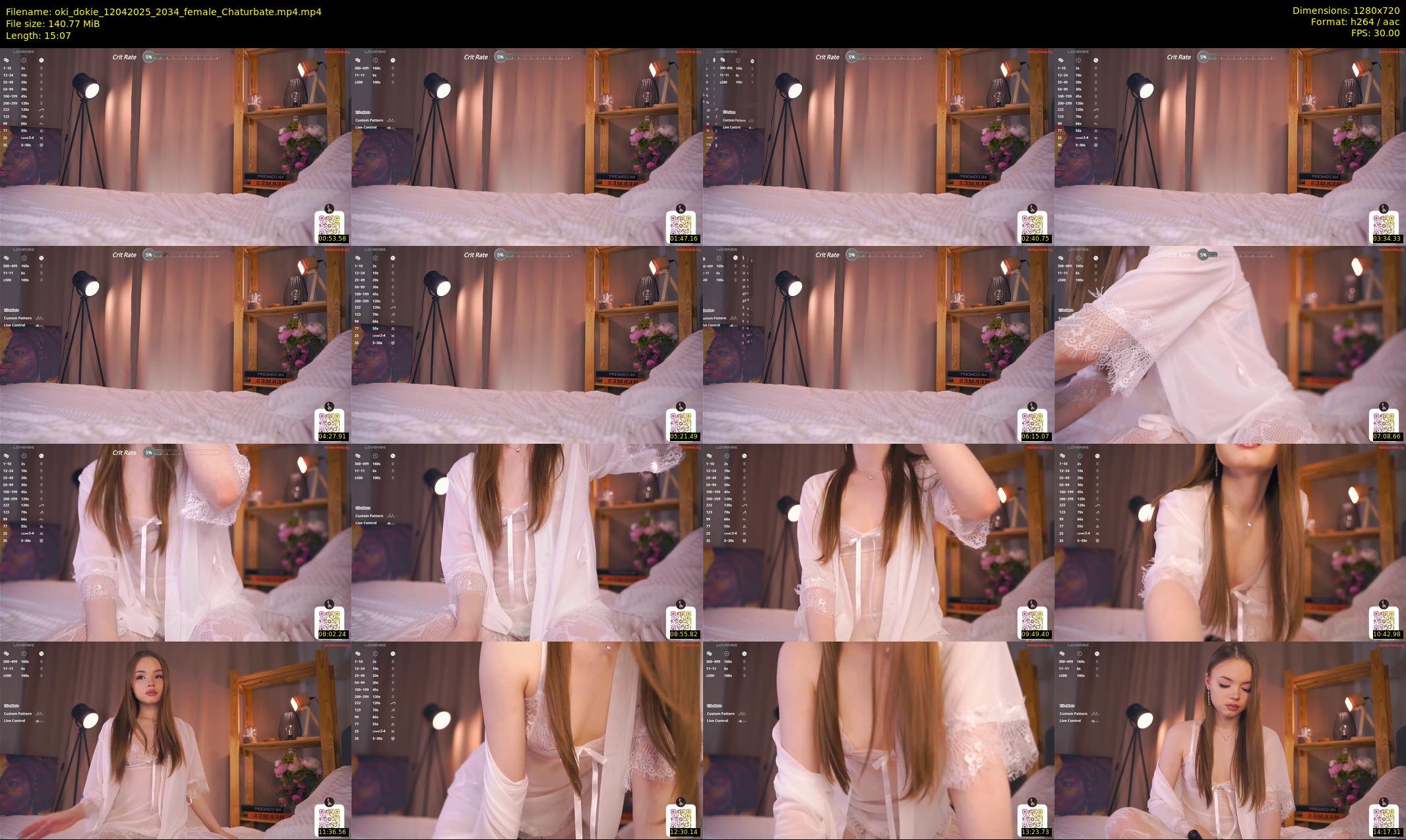 oki_dokie — 16 minute Chaturbate female cam show recording, 720p, Apr 12, 2025