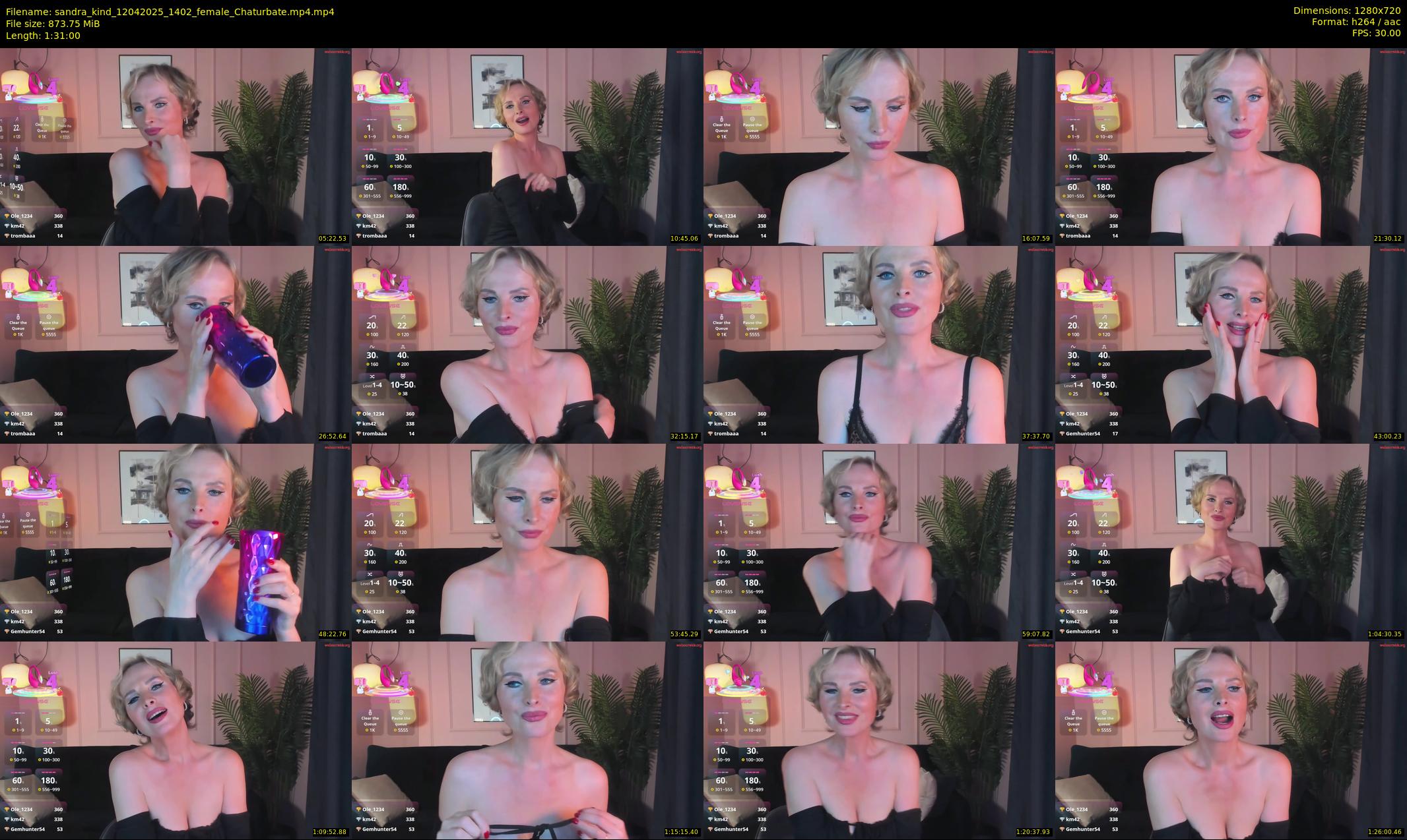 sandra_kind — 91 minute Chaturbate female cam show recording, 720p, Apr 12, 2025
