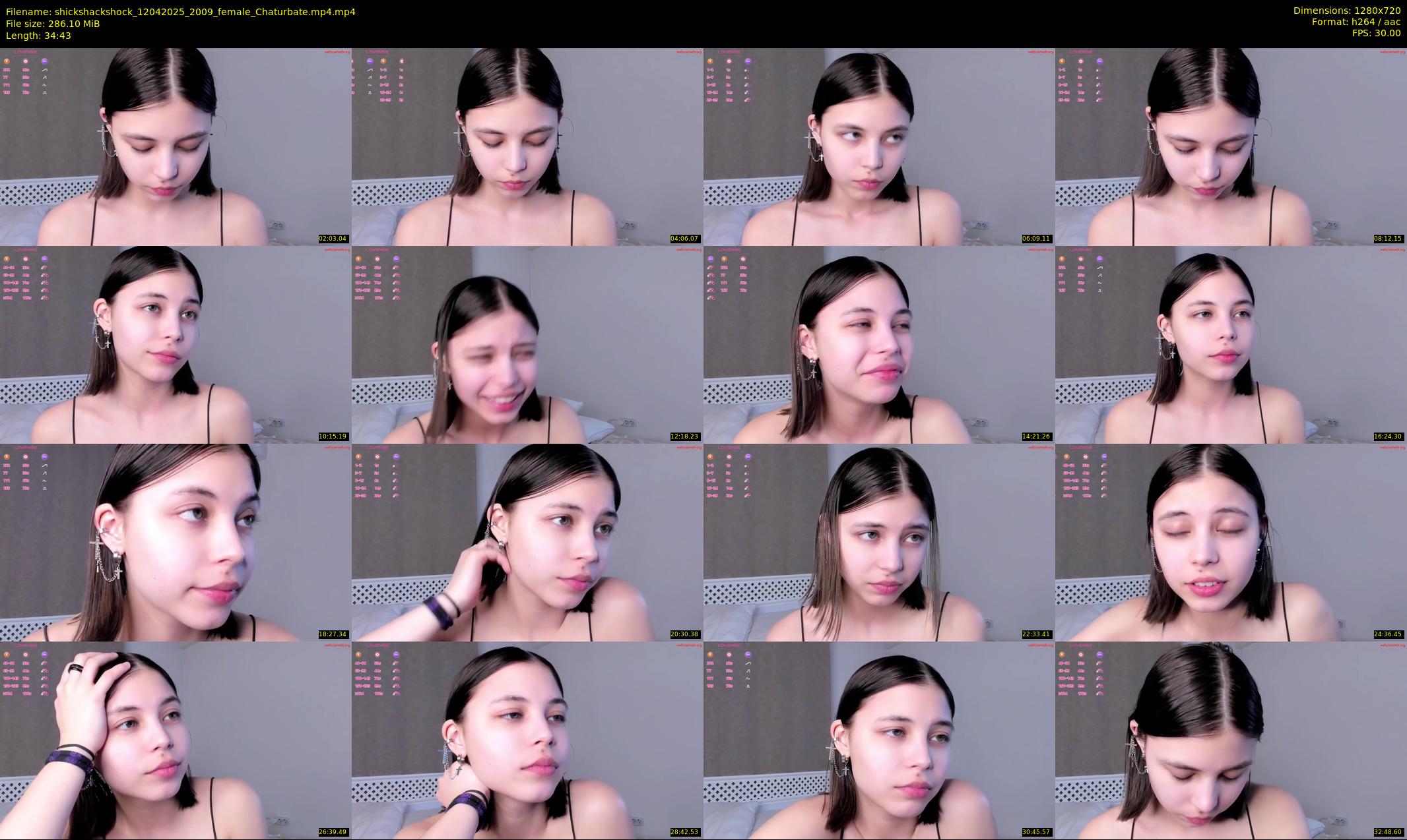 shickshackshock — 35 minute Chaturbate female cam show recording, 720p, Apr 12, 2025