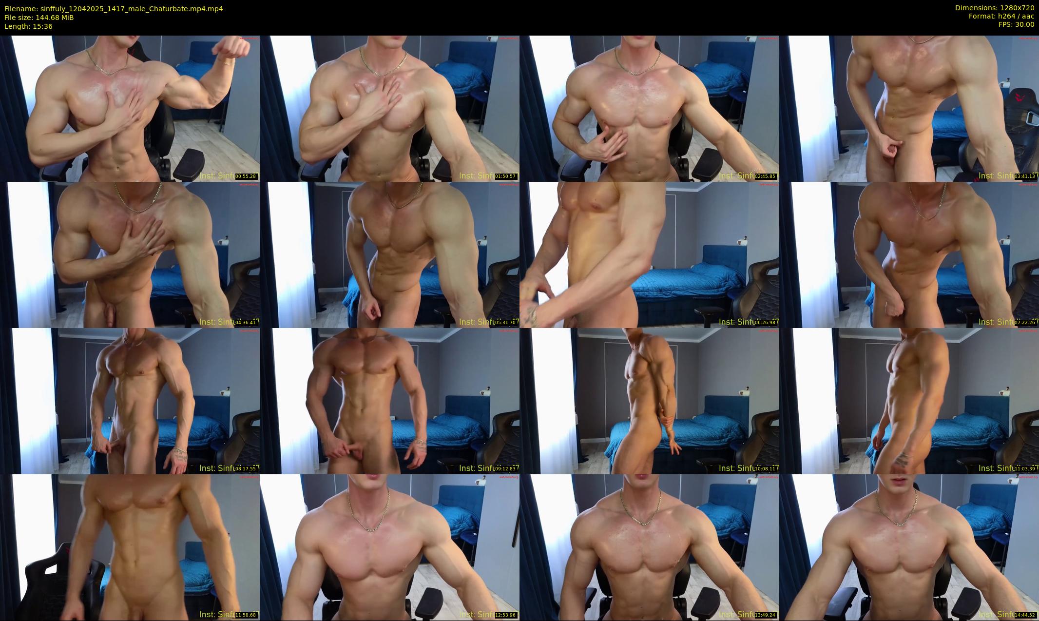 sinffuly — 16 minute Chaturbate male cam show recording, 720p, Apr 12, 2025