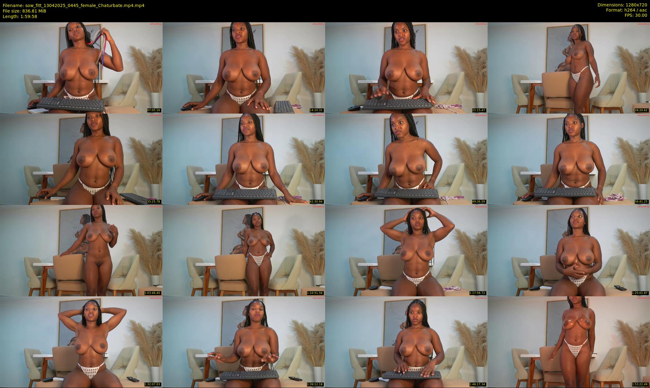 sow_fitt — 120 minute Chaturbate female cam show recording, 720p, Apr 13, 2025