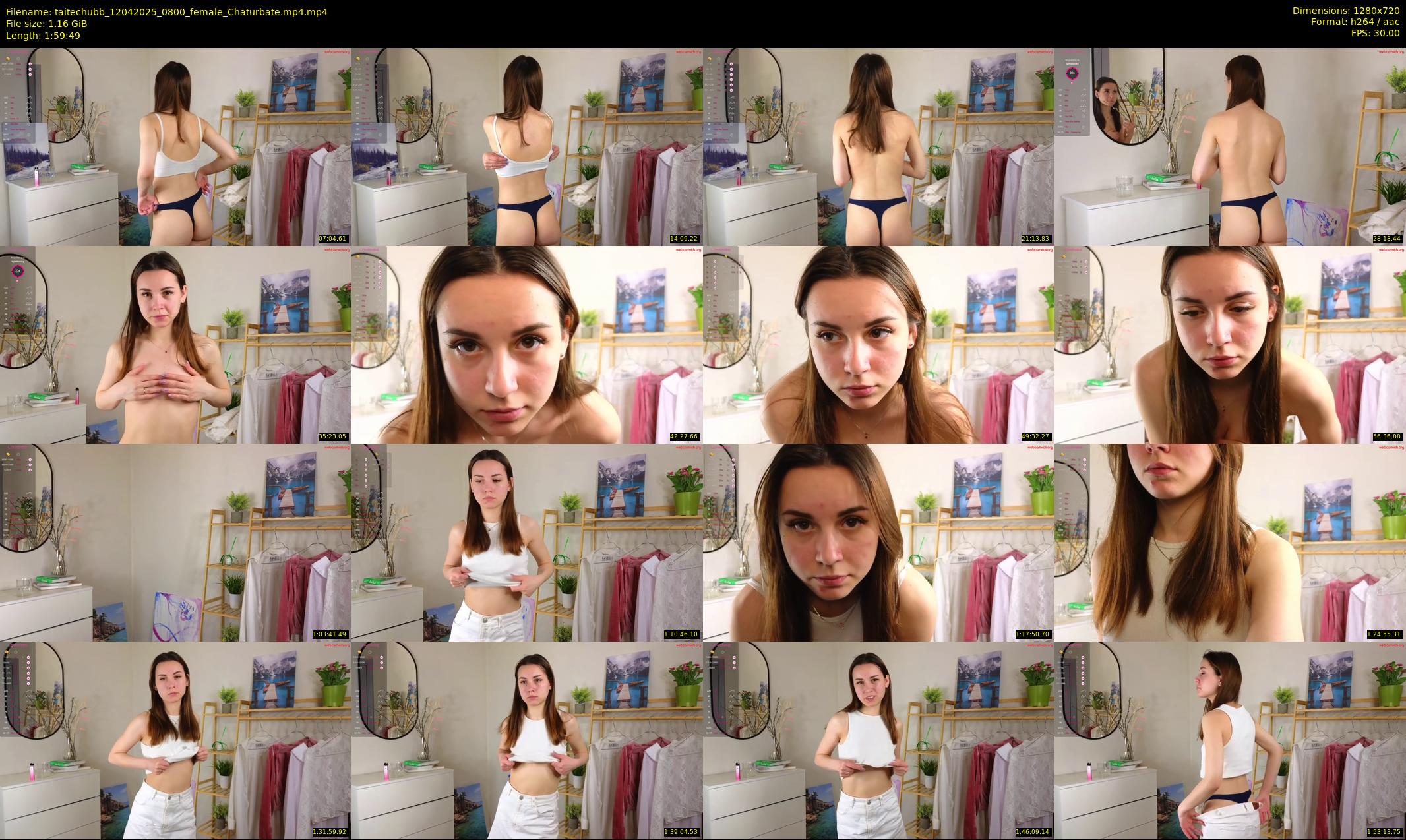 taitechubb — 120 minute Chaturbate female cam show recording, 720p, Apr 12, 2025