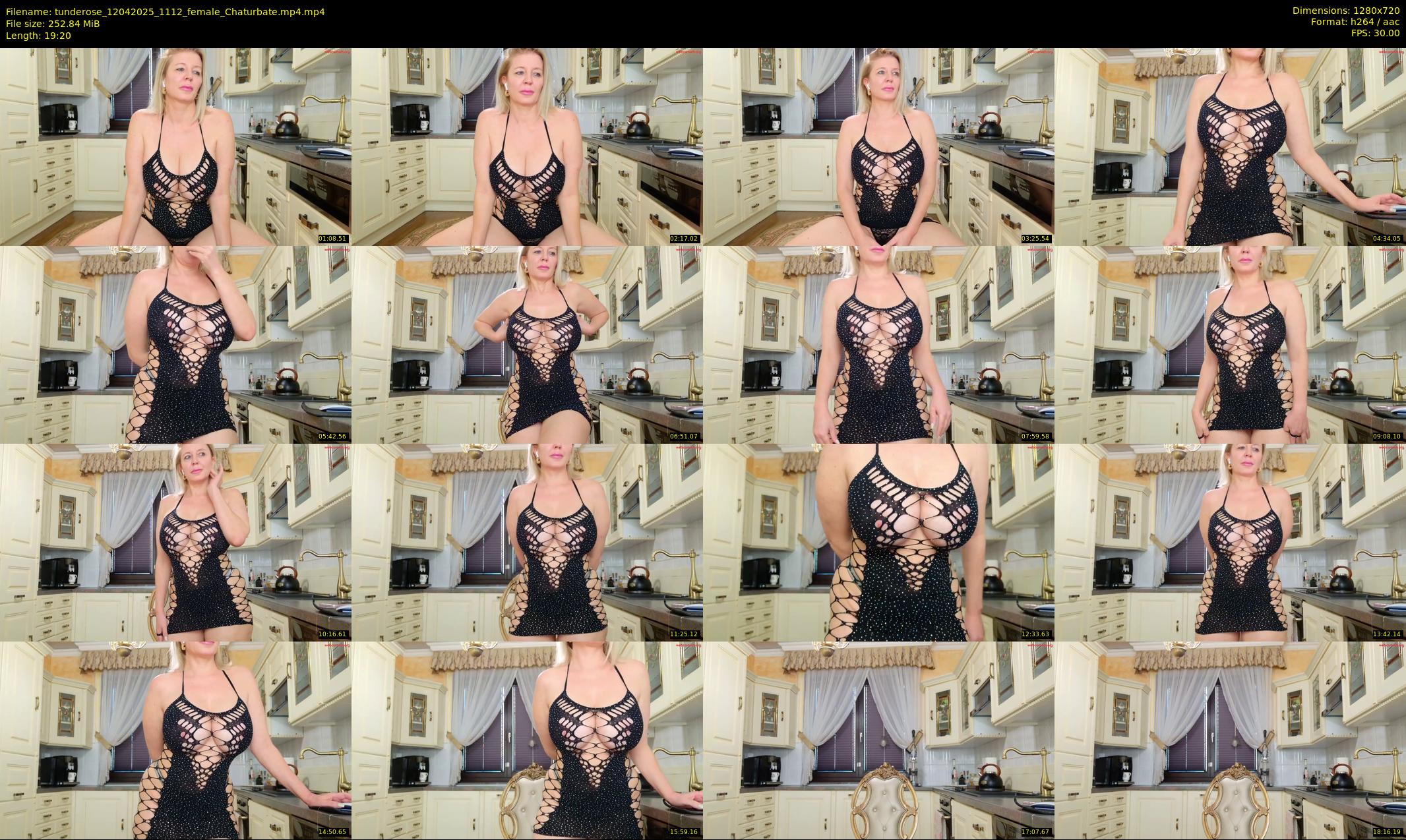 tunderose — 20 minute Chaturbate female cam show recording, 720p, Apr 12, 2025