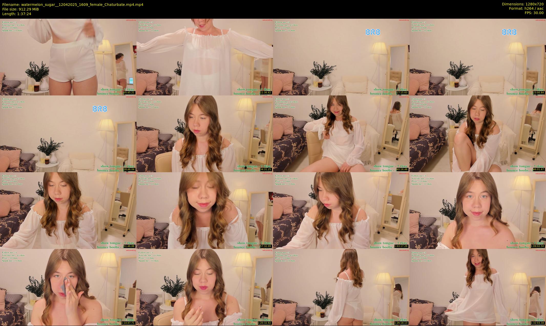 watermelon_sugar_ — 98 minute Chaturbate female cam show recording, 720p, Apr 12, 2025