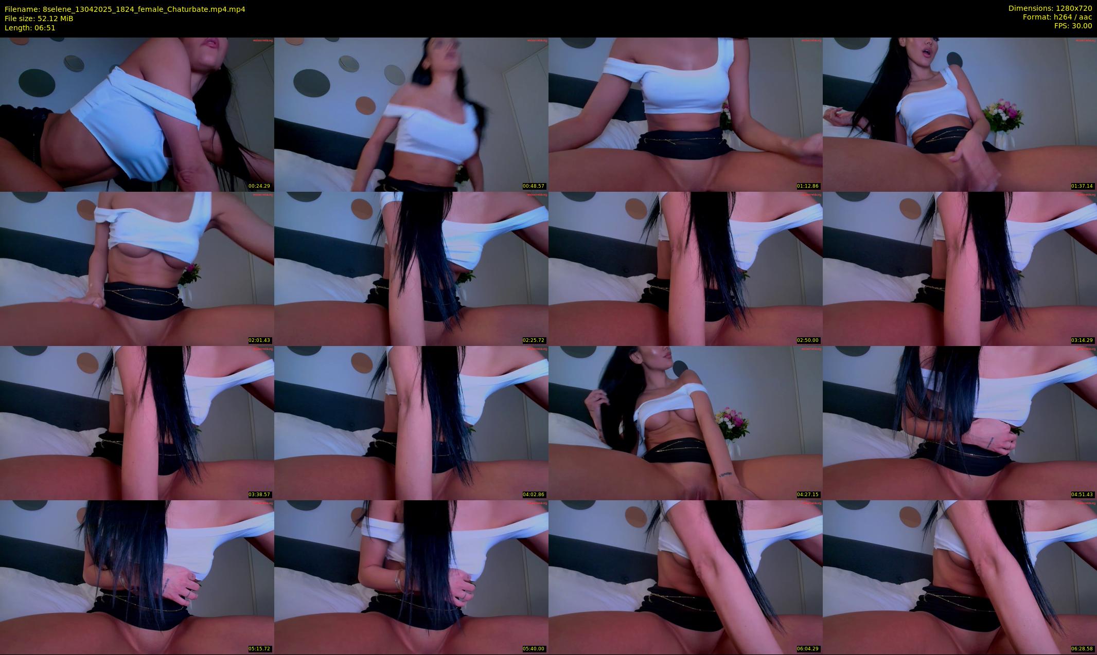 8selene — 7 minute Chaturbate female cam show recording, 720p, Apr 13, 2025