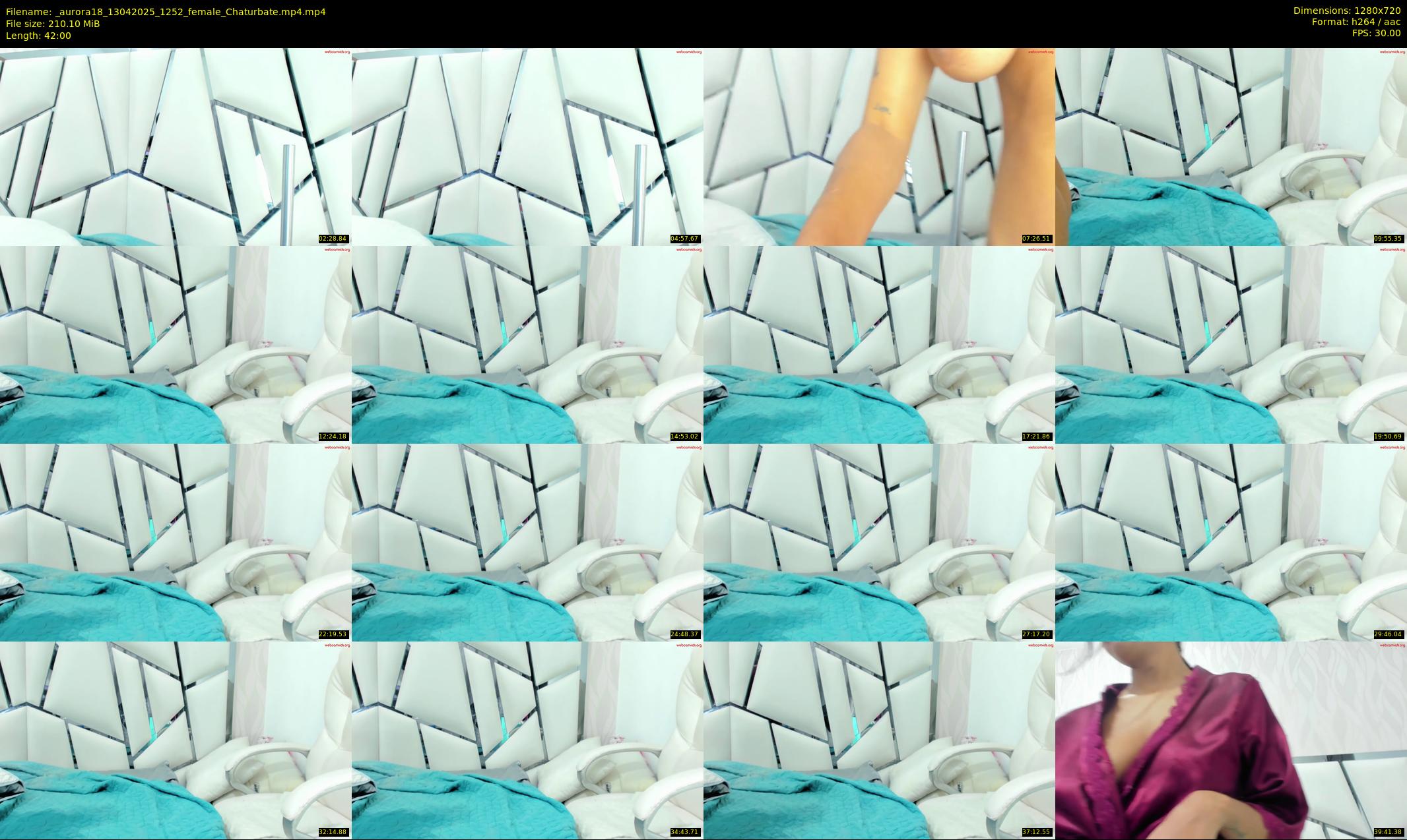 _aurora18 — 42 minute Chaturbate female cam show recording, 720p, Apr 13, 2025