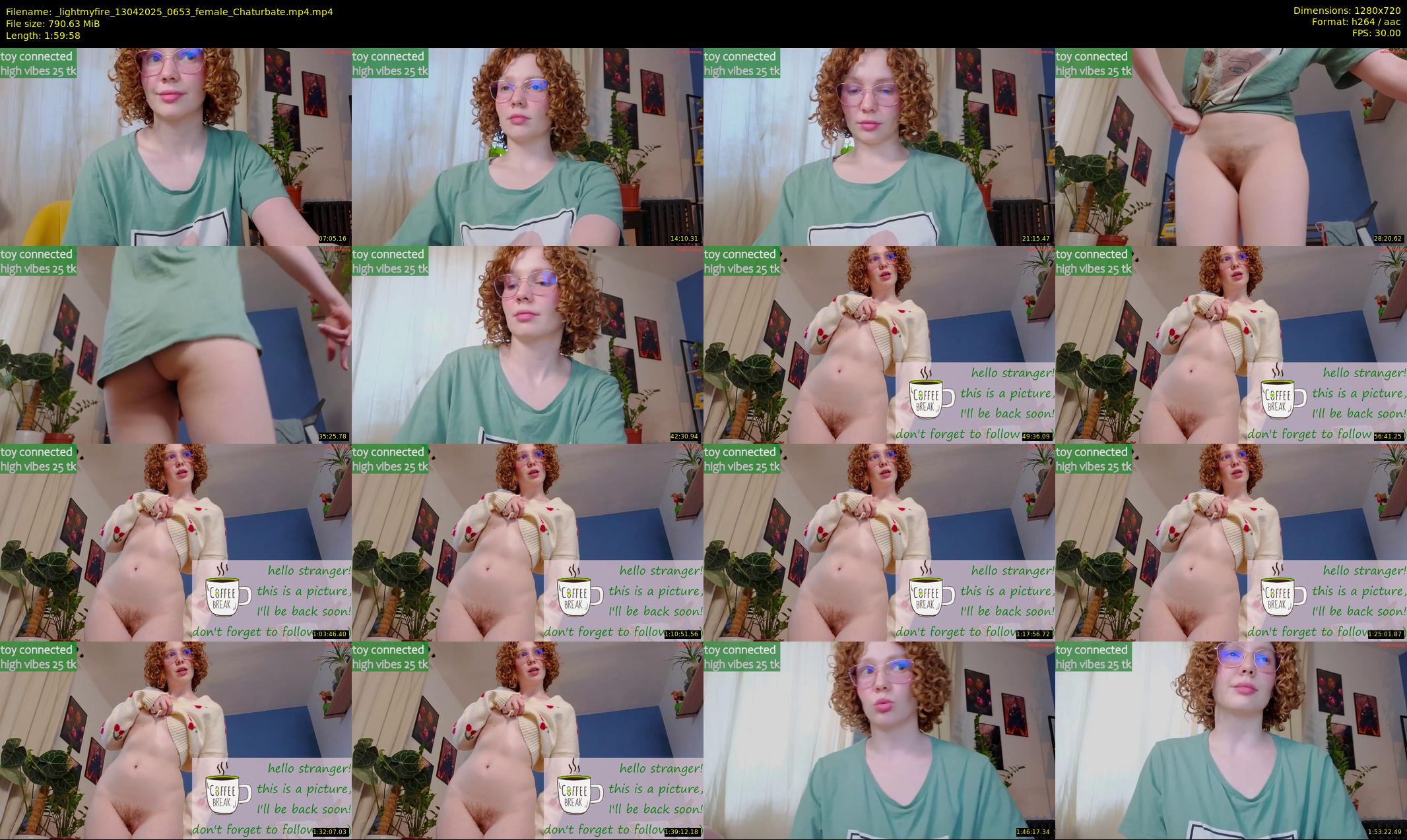 _lightmyfire — 120 minute Chaturbate female cam show recording, 720p, Apr 13, 2025