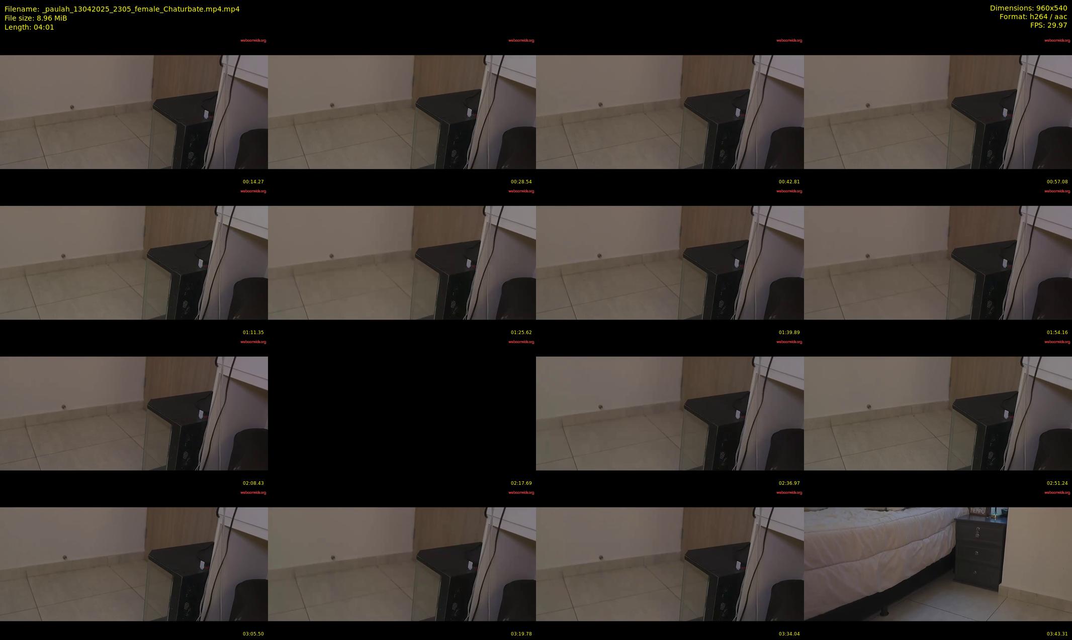 _paulah — 5 minute Chaturbate female cam show recording, 480p, Apr 13, 2025
