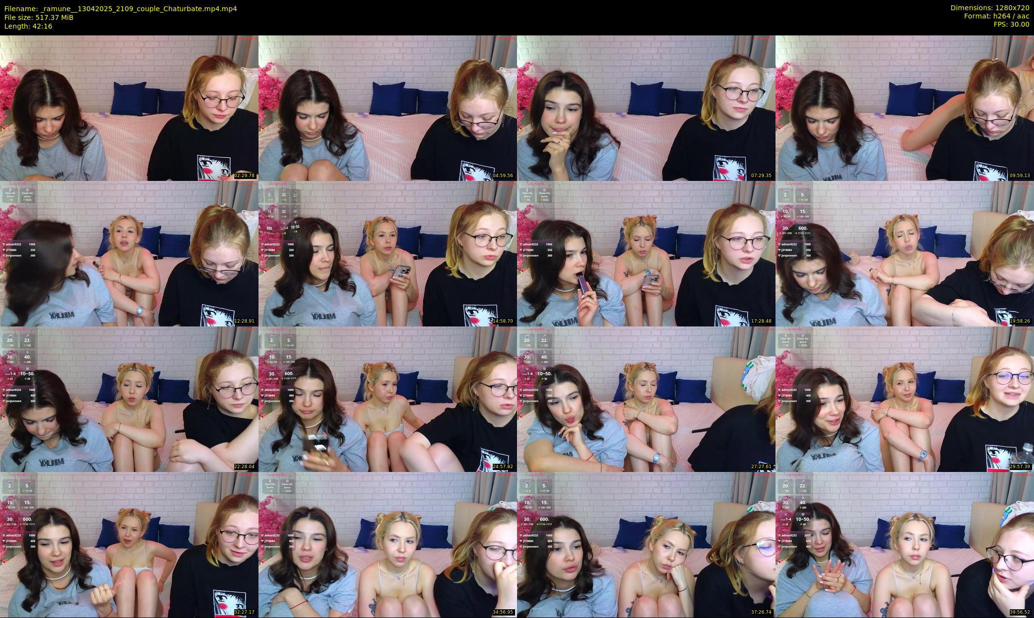 _ramune_ — 43 minute Chaturbate couple cam show recording, 720p, Apr 13, 2025