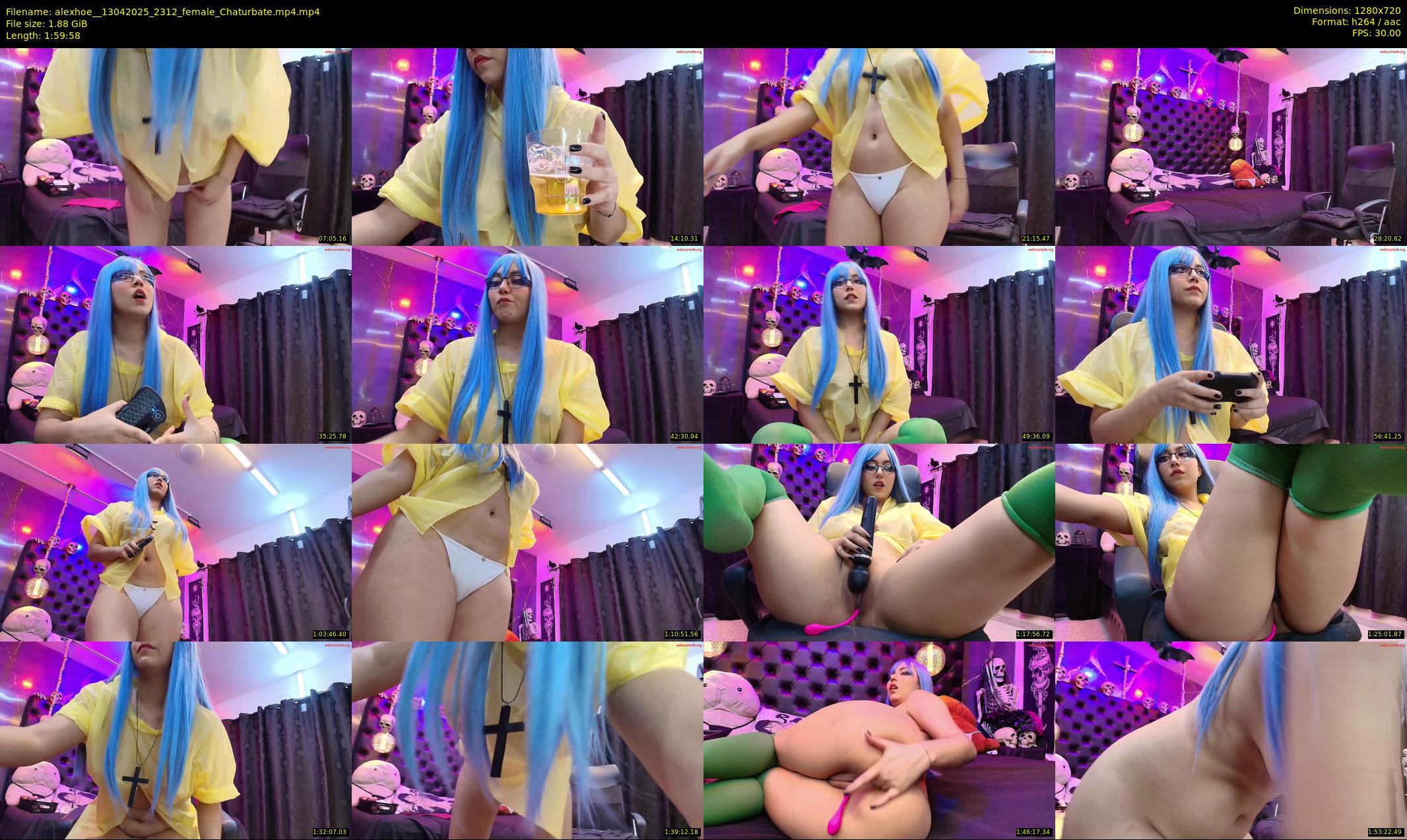 alexhoe_ — 120 minute Chaturbate female cam show recording, 720p, Apr 13, 2025
