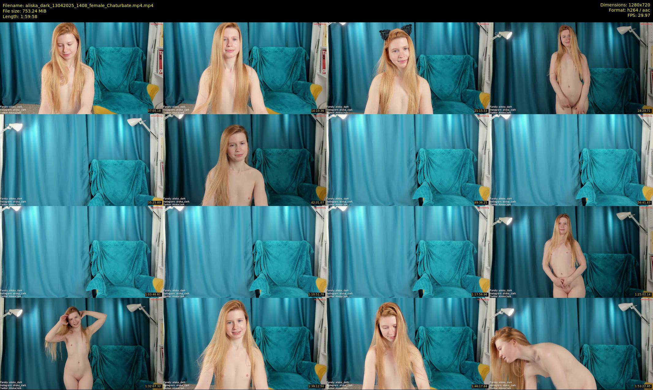 aliska_dark — 120 minute Chaturbate female cam show recording, 720p, Apr 13, 2025