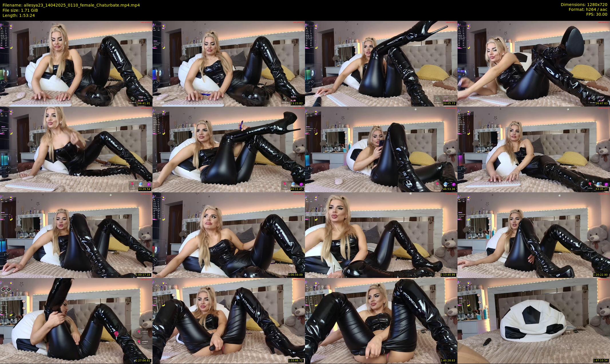 allesya23 — 114 minute Chaturbate female cam show recording, 720p, Apr 14, 2025