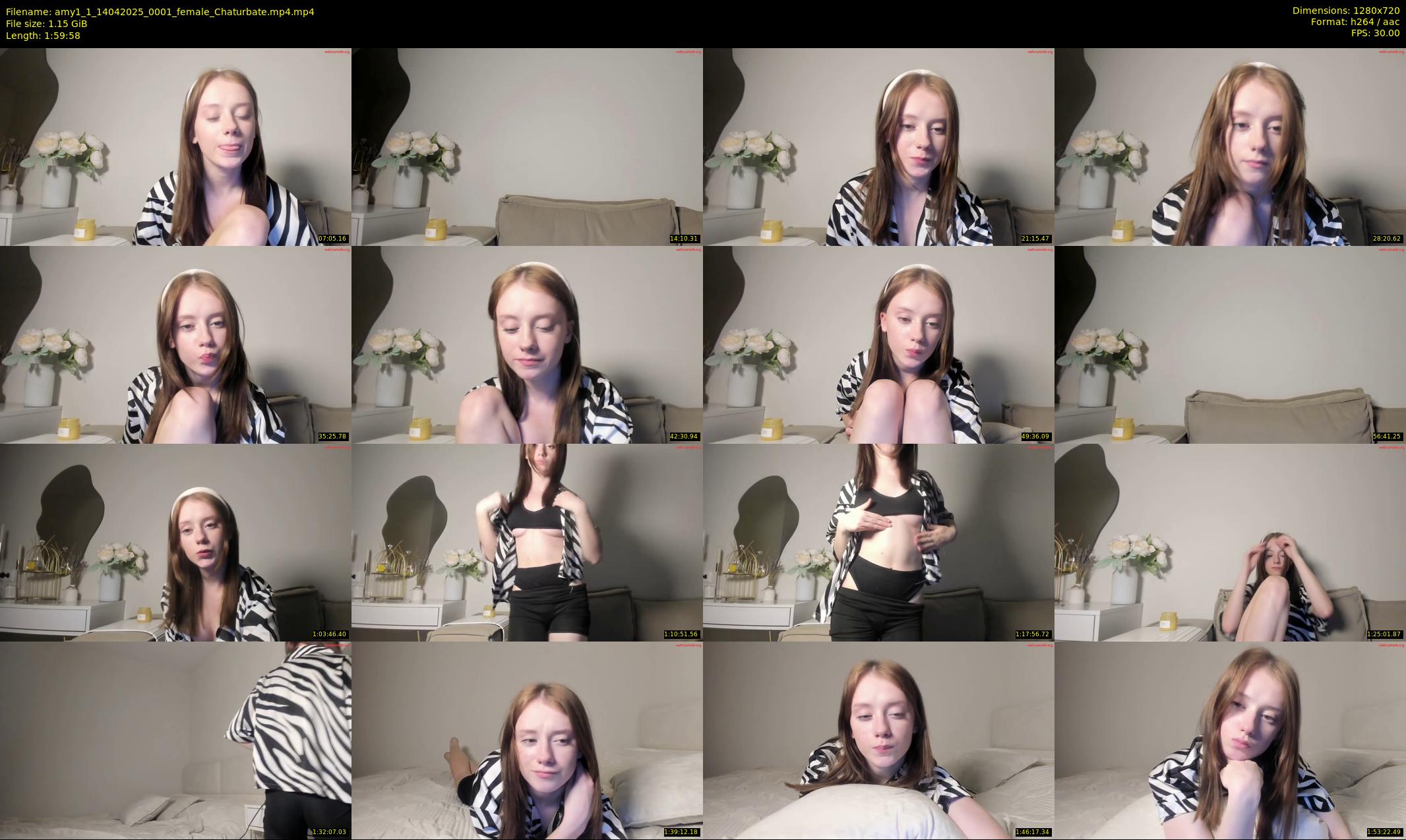 amy1_1 — 120 minute Chaturbate female cam show recording, 720p, Apr 14, 2025
