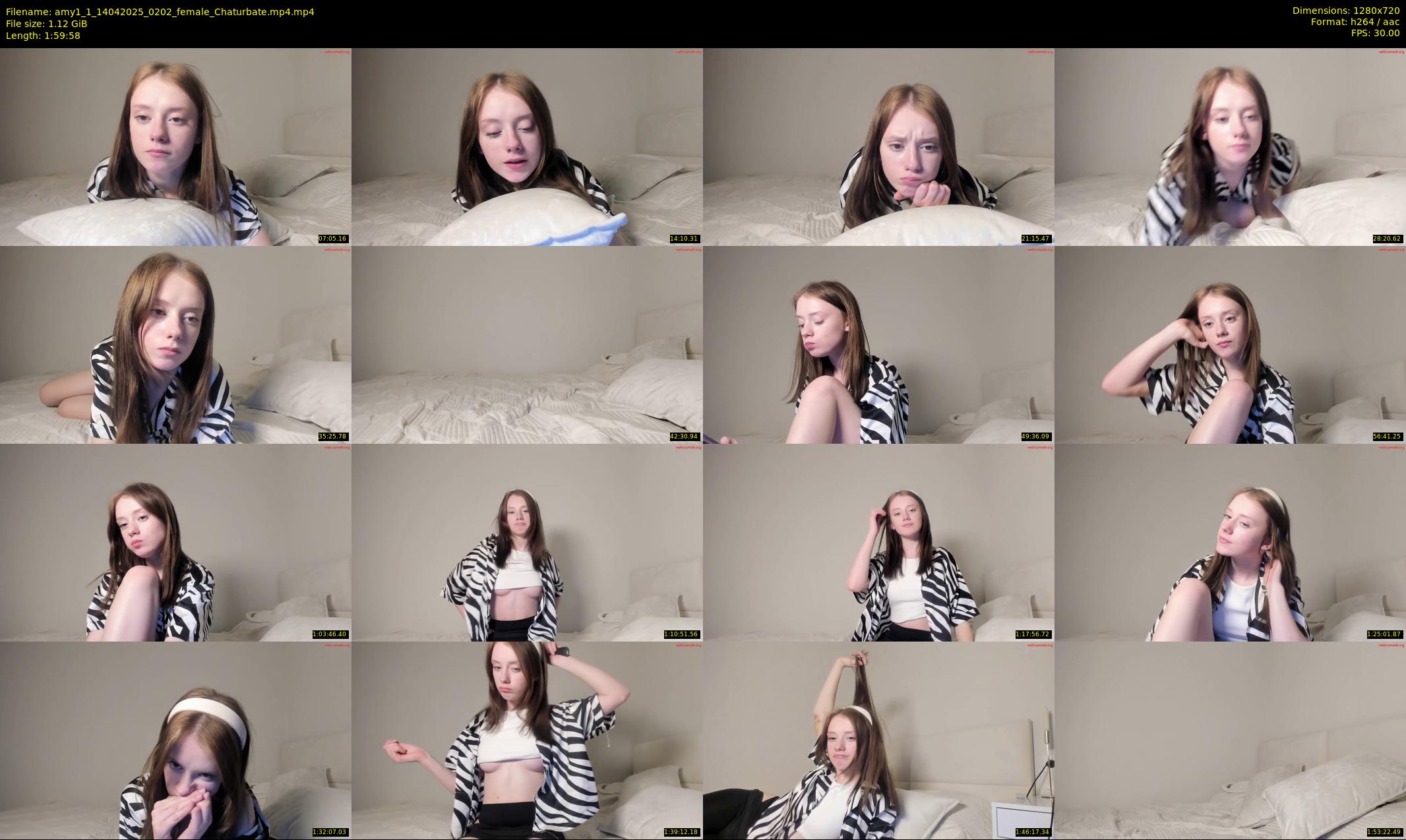 amy1_1 — 120 minute Chaturbate female cam show recording, 720p, Apr 14, 2025
