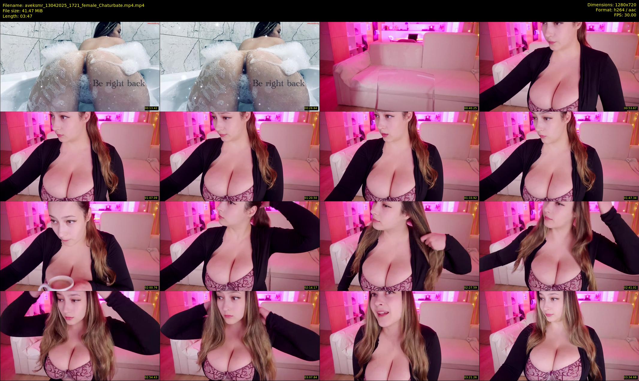 aveksmr — 4 minute Chaturbate couple cam show recording, 720p, Apr 13, 2025