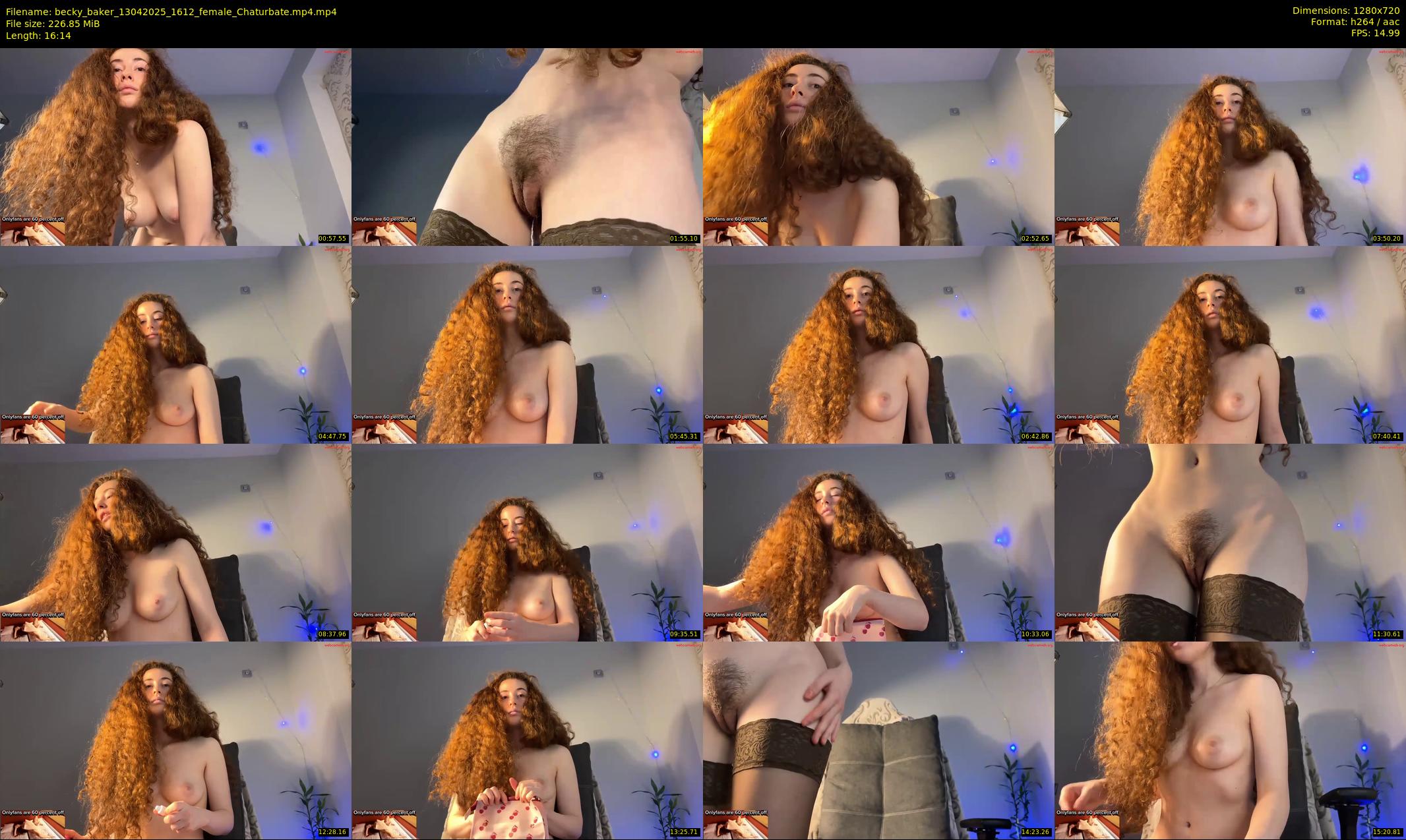 becky_baker — 17 minute Chaturbate female cam show recording, 720p, Apr 13, 2025