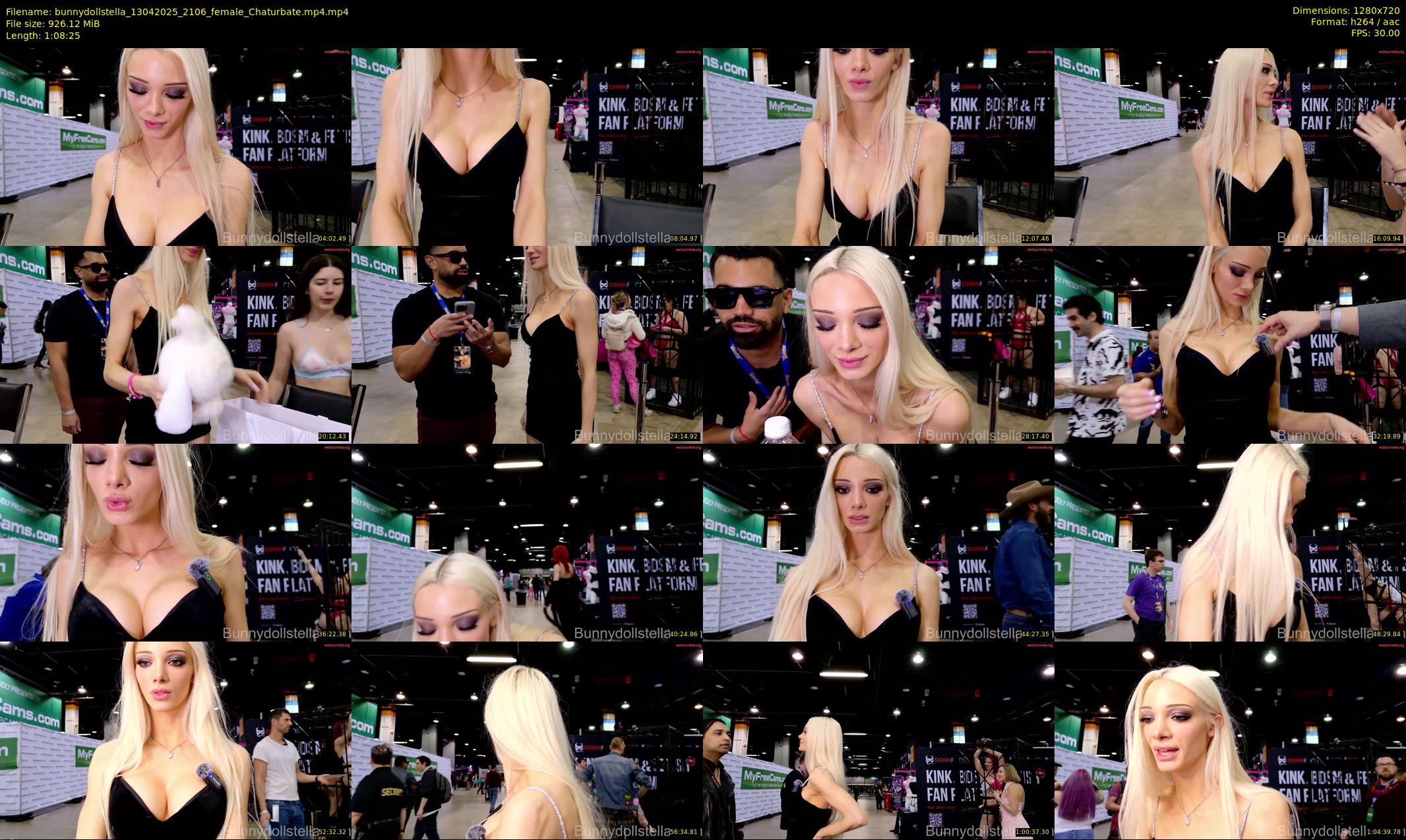 bunnydollstella — 69 minute Chaturbate female cam show recording, 720p, Apr 13, 2025