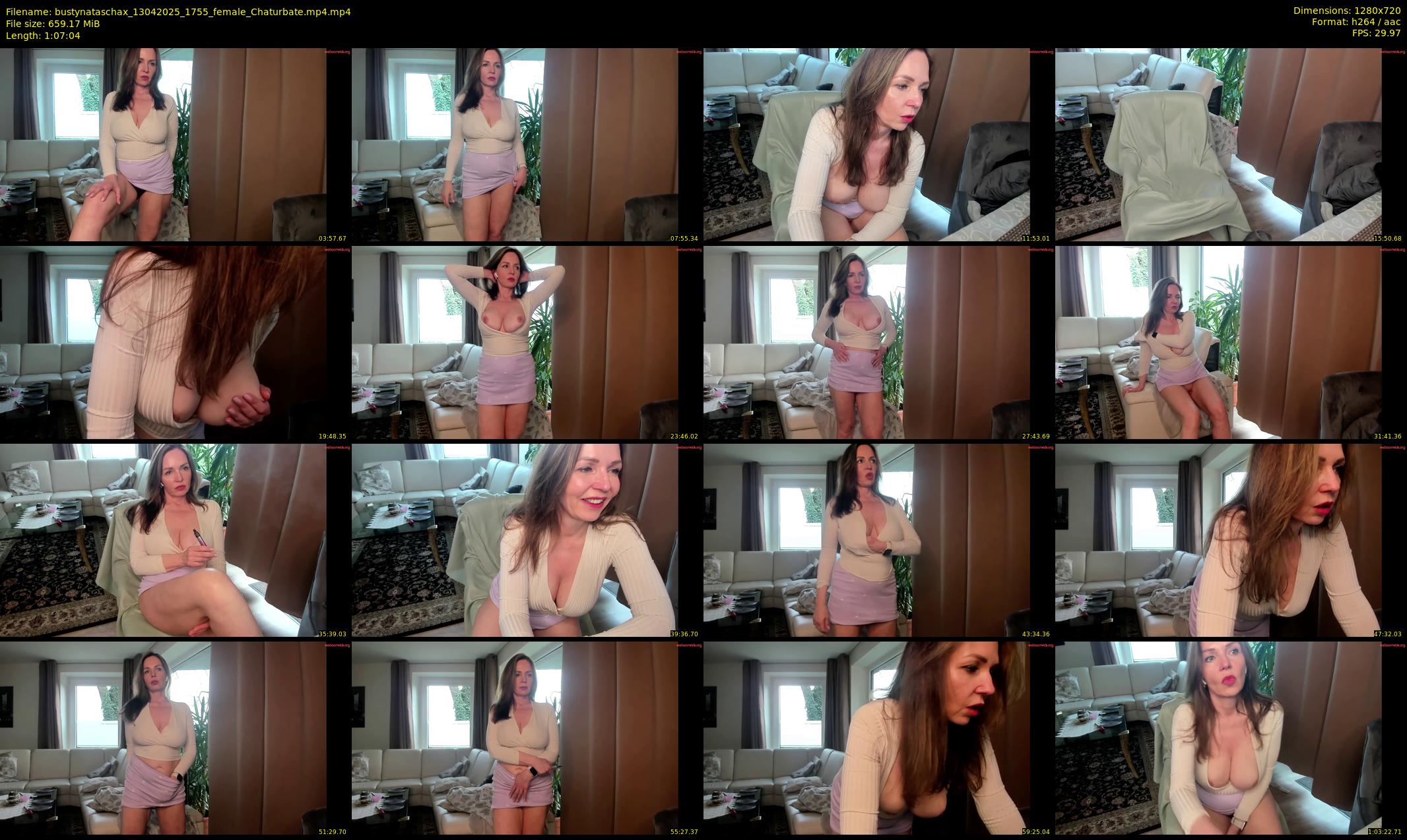 bustynataschax — 68 minute Chaturbate female cam show recording, 720p, Apr 13, 2025