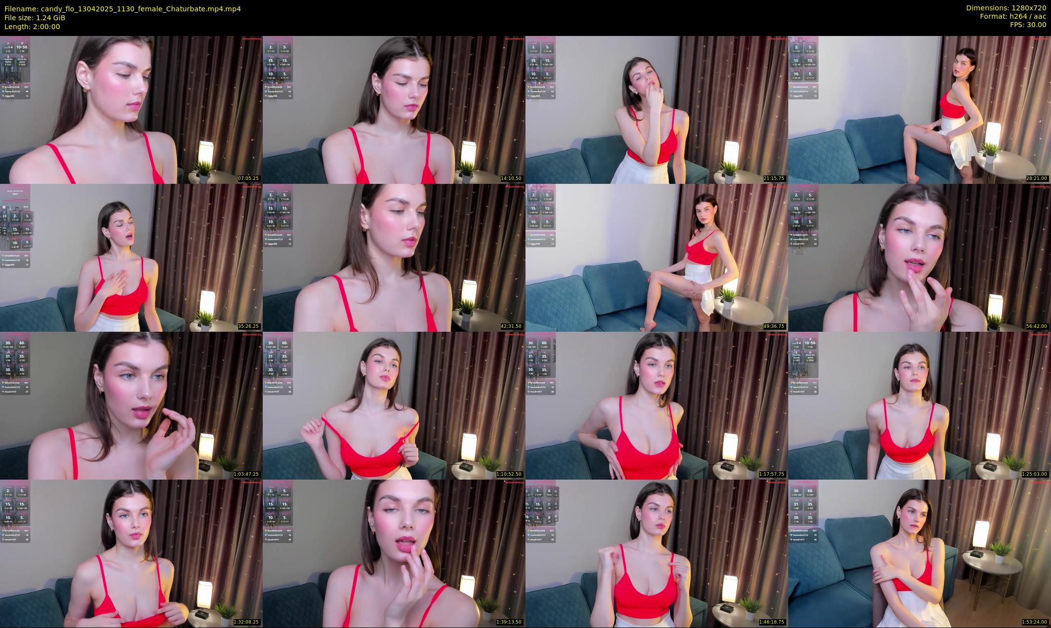 candy_flo — 120 minute Chaturbate female cam show recording, 720p, Apr 13, 2025