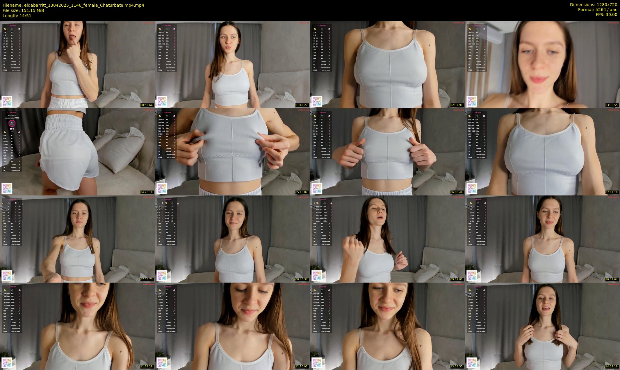eldabarritt — 15 minute Chaturbate female cam show recording, 720p, Apr 13, 2025
