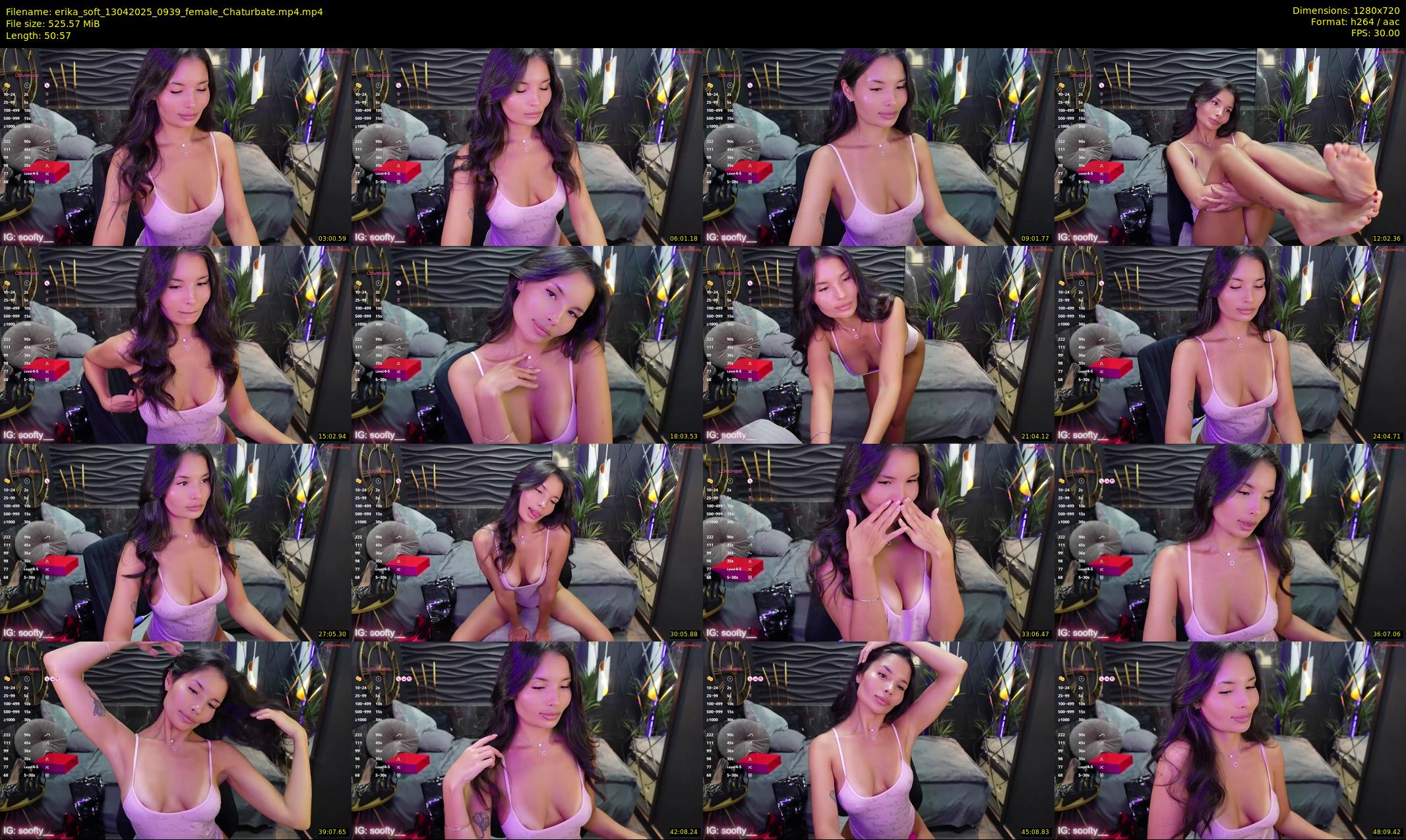 erika_soft — 51 minute Chaturbate female cam show recording, 720p, Apr 13, 2025