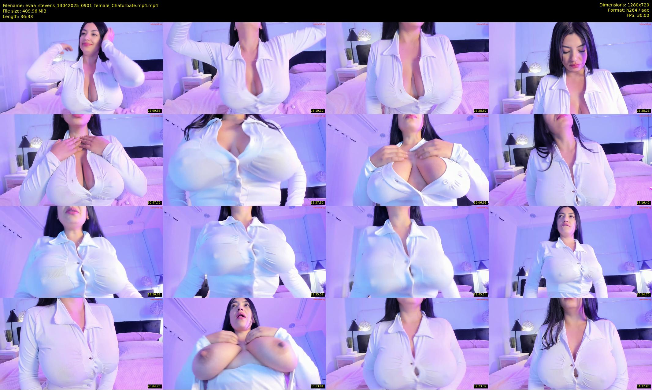 evaa_stevens — 37 minute Chaturbate female cam show recording, 720p, Apr 13, 2025