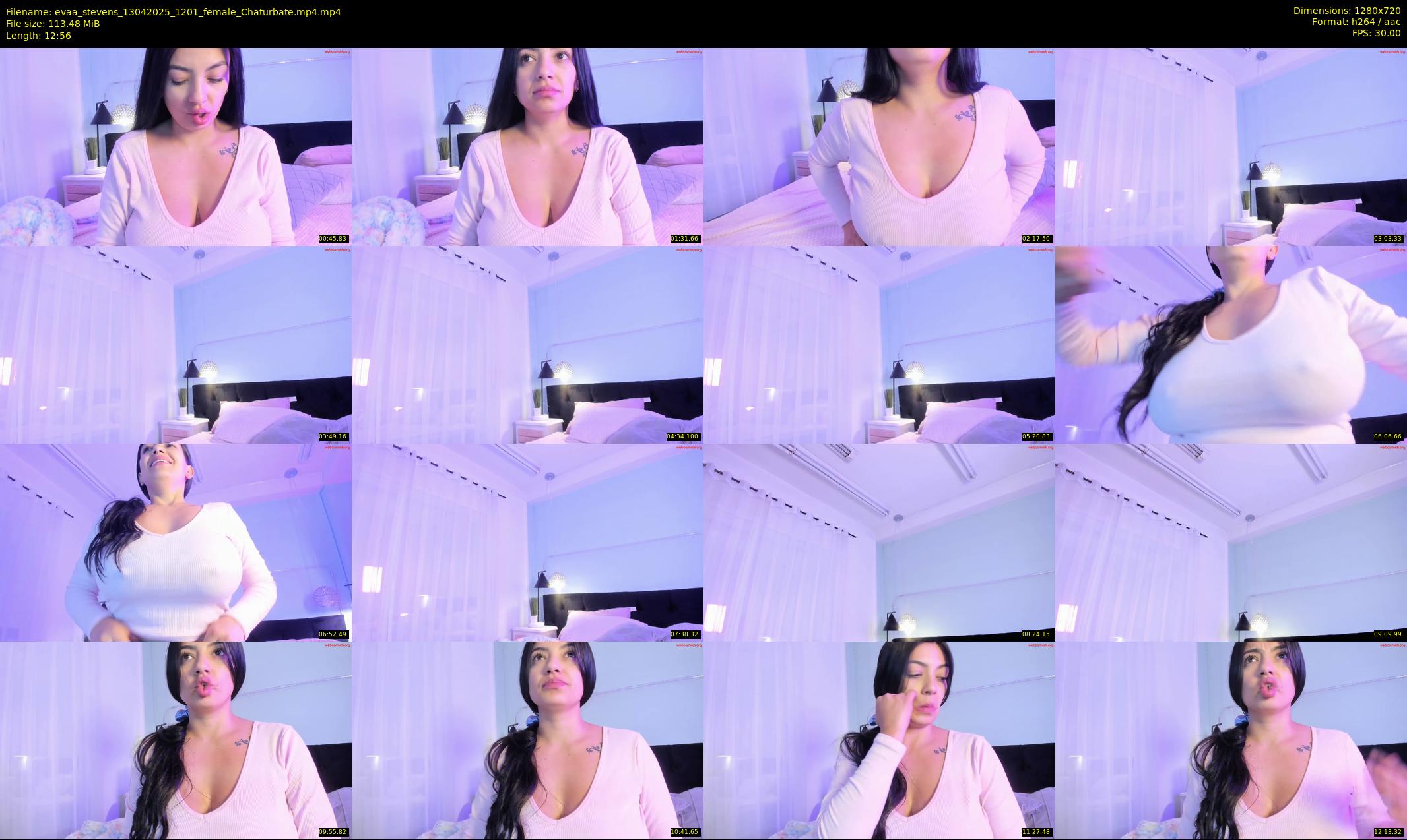evaa_stevens — 13 minute Chaturbate female cam show recording, 720p, Apr 13, 2025
