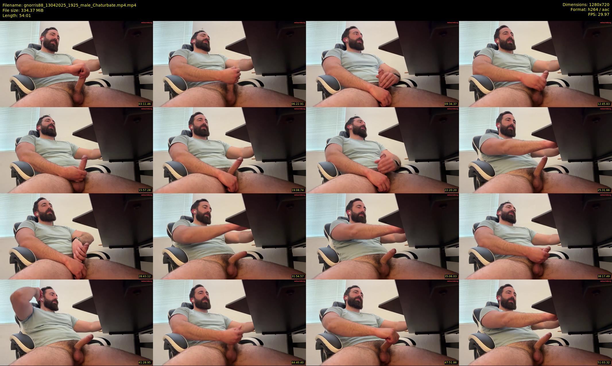 gnorris88 — 55 minute Chaturbate male cam show recording, 720p, Apr 13, 2025
