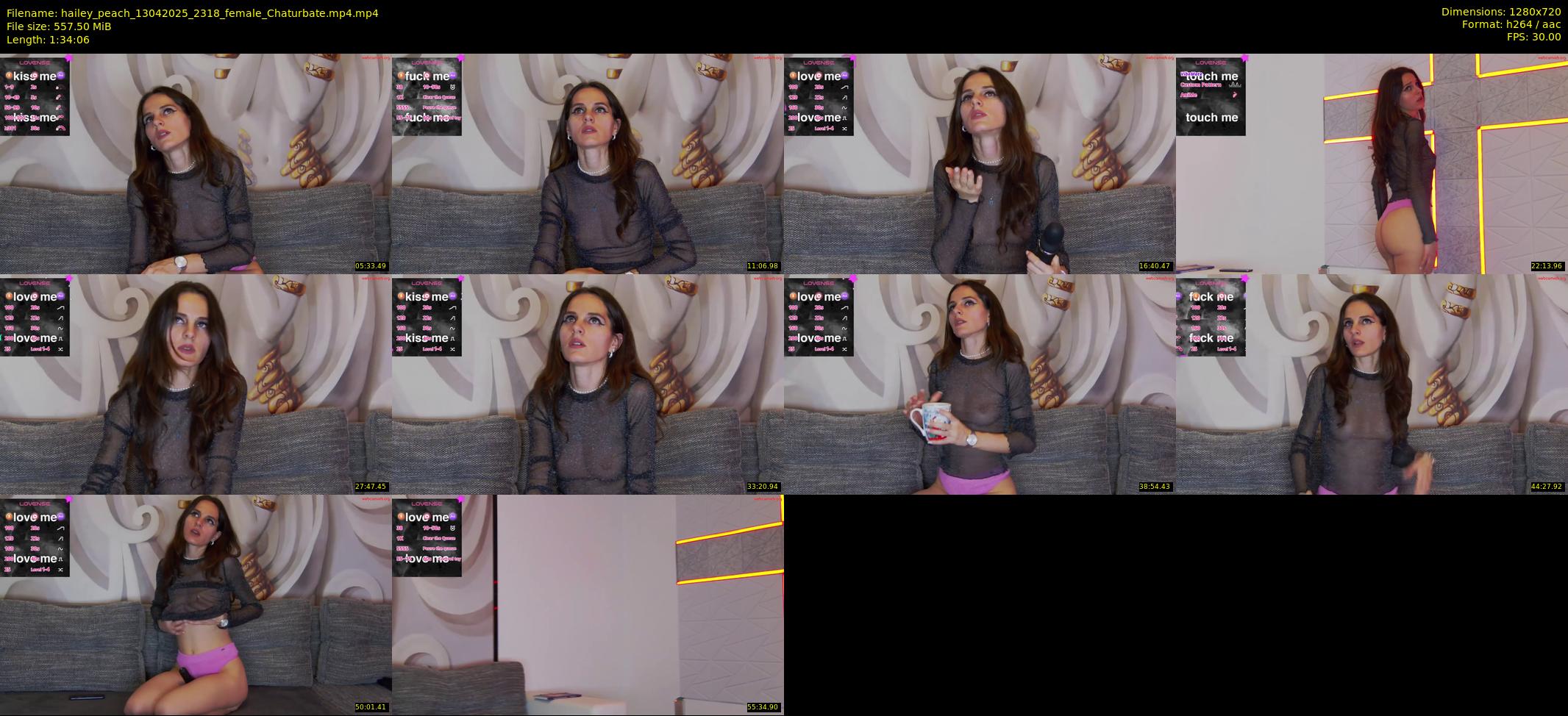 hailey_peach — 95 minute Chaturbate female cam show recording, 720p, Apr 13, 2025