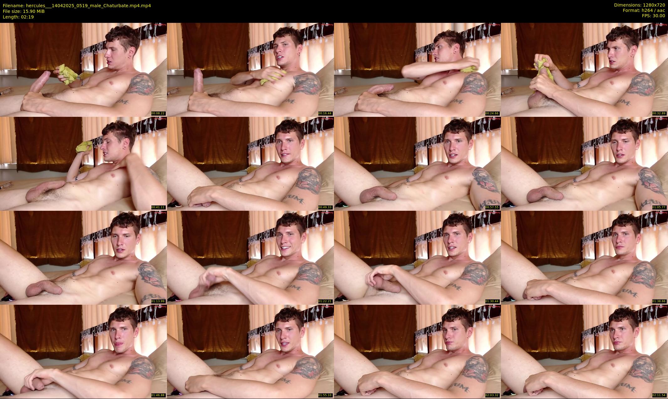 hercules__ — 3 minute Chaturbate male cam show recording, 720p, Apr 14, 2025