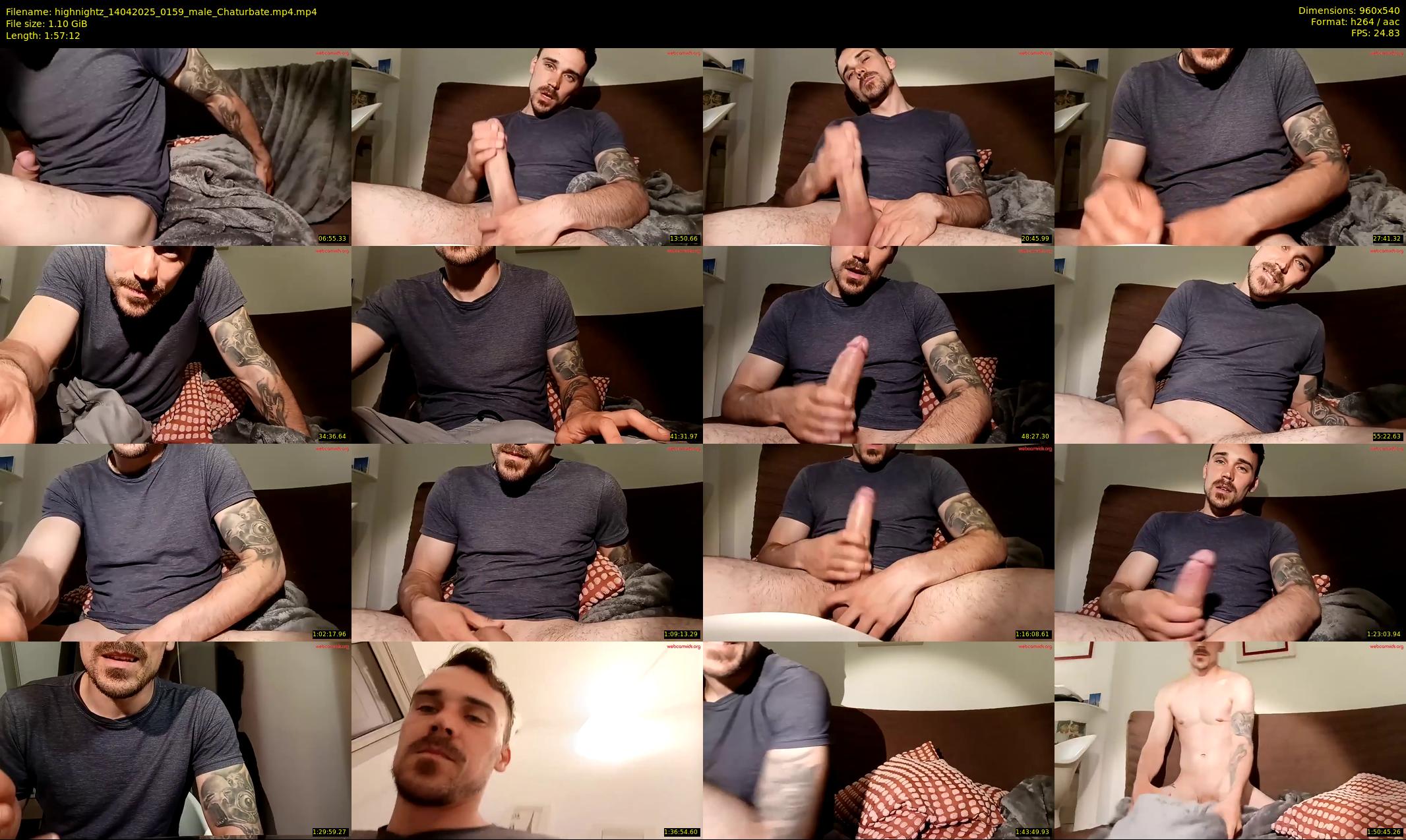highnightz — 118 minute Chaturbate male cam show recording, 480p, Apr 14, 2025